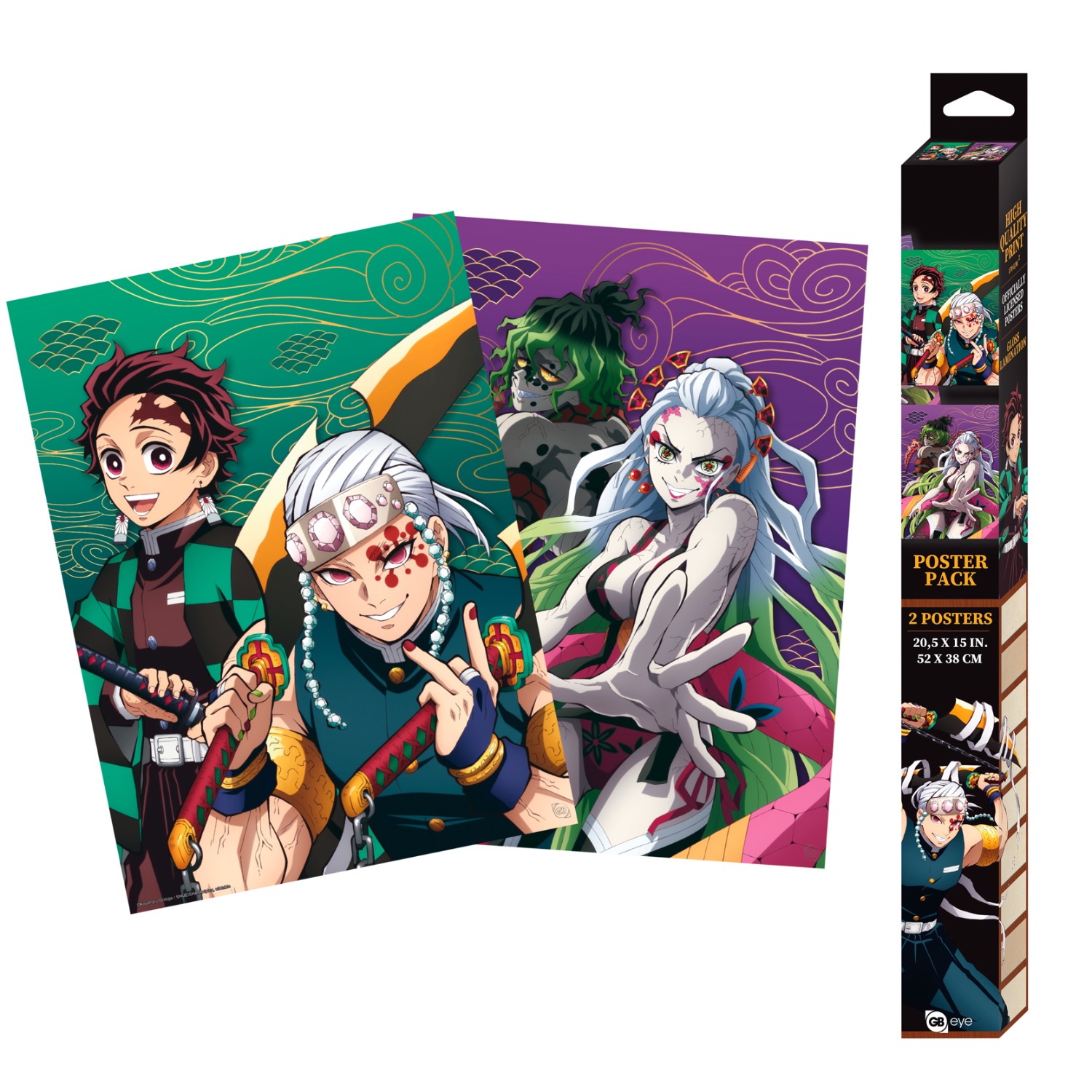 Demon Slayer - Set 2 Chibi Posters - Entertainment District (52x38) - Image 13