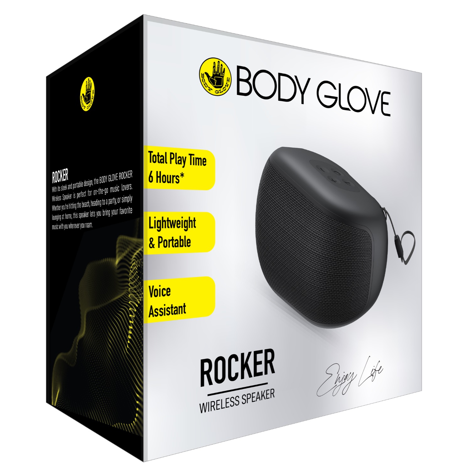 Body Glove ROCKER Wireless Speaker - Black - Image 6