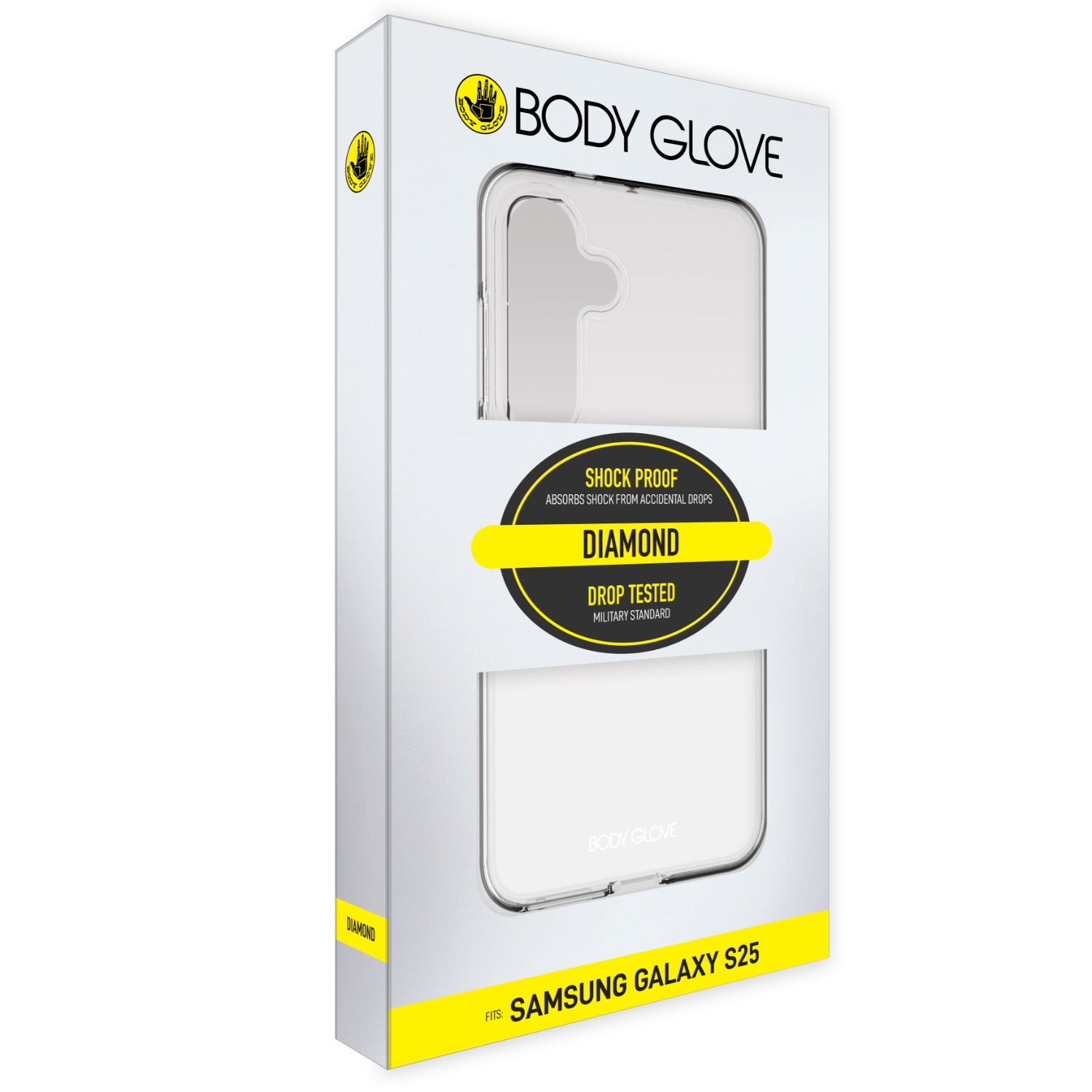 Body Glove Diamond Case - Samsung Galaxy S25 - Clear - Image 90
