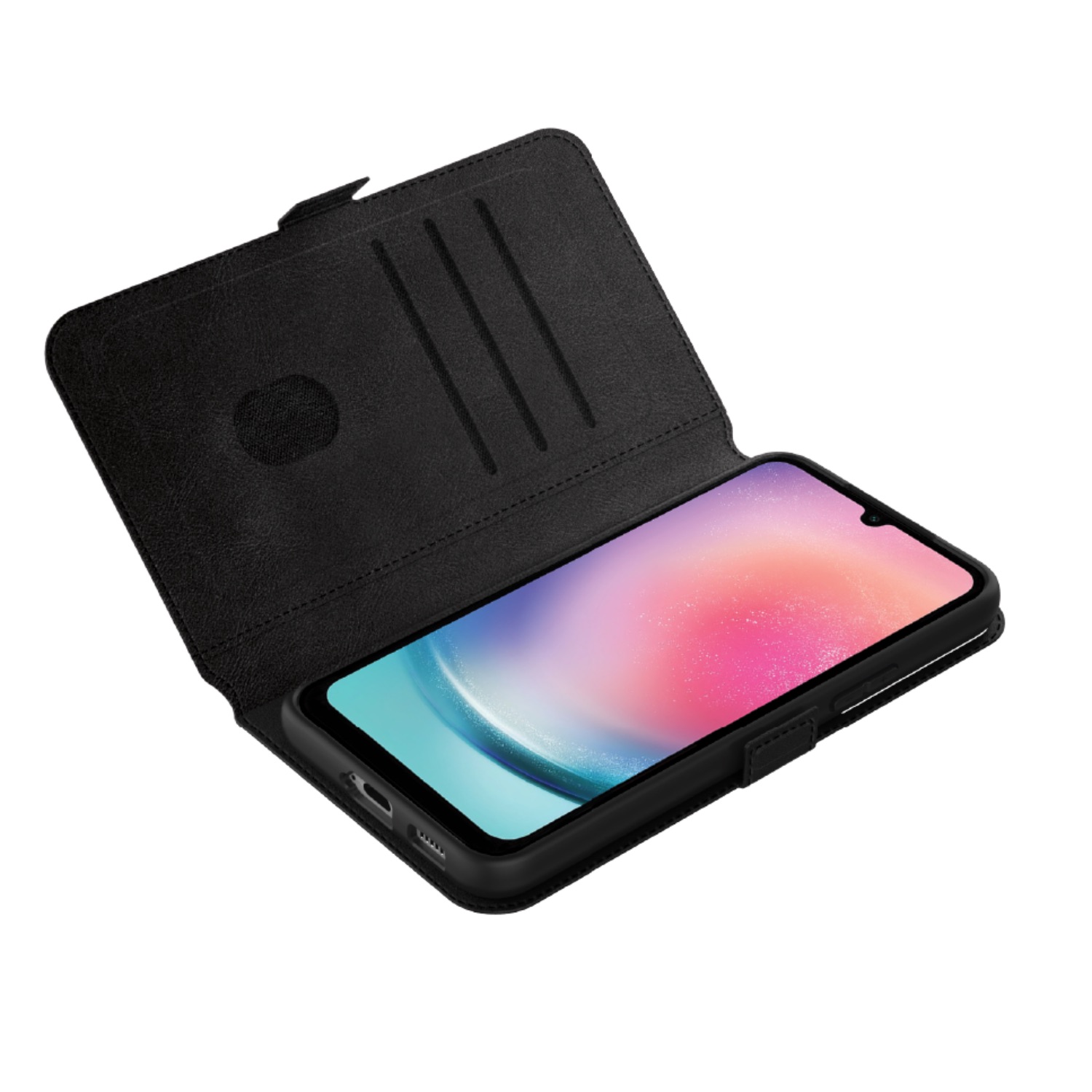 Body Glove Flip Series - Samsung Galaxy A25 5G - Black - Image 18