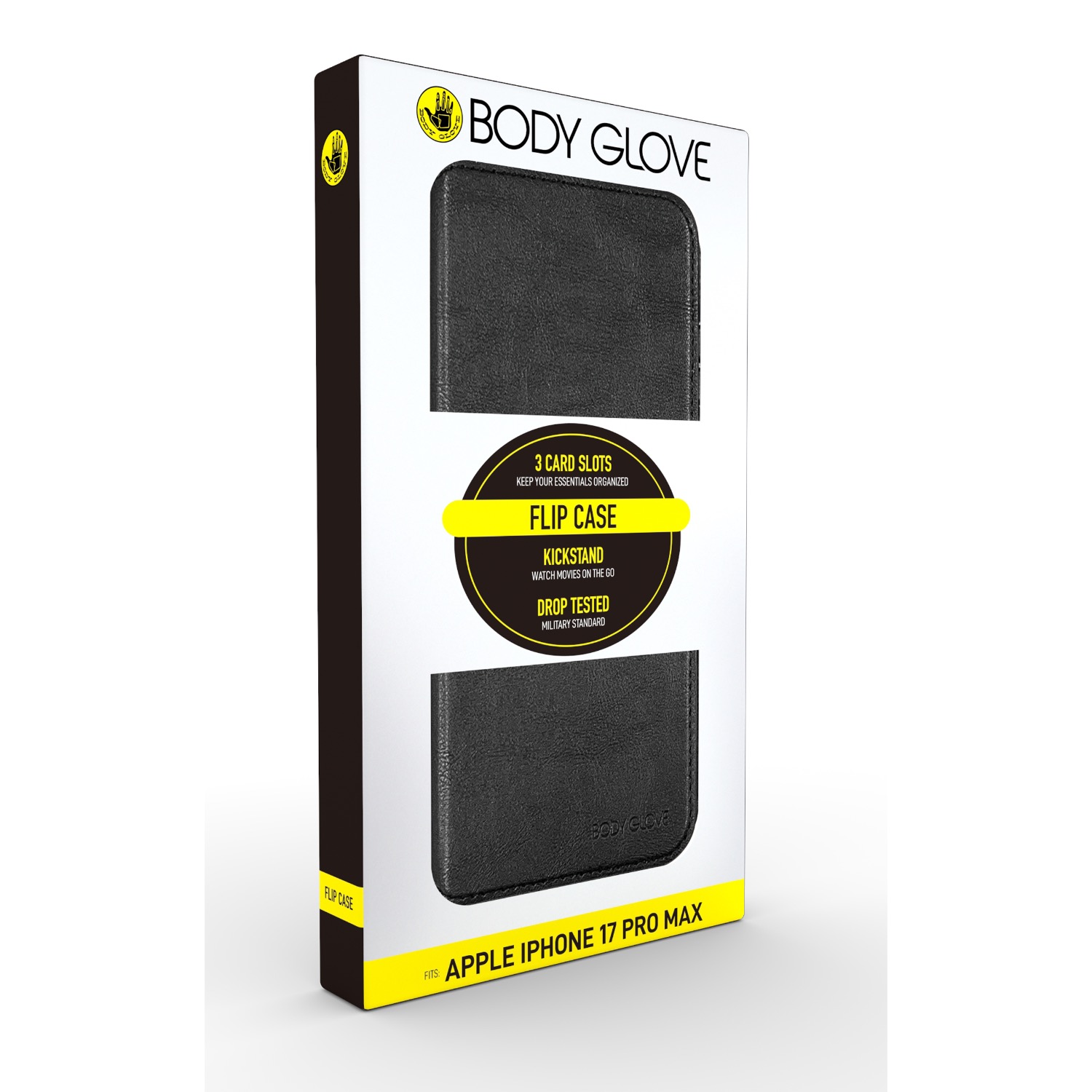 Body Glove Flip Series - Apple iPhone 17 Pro Max - Black - Image 36