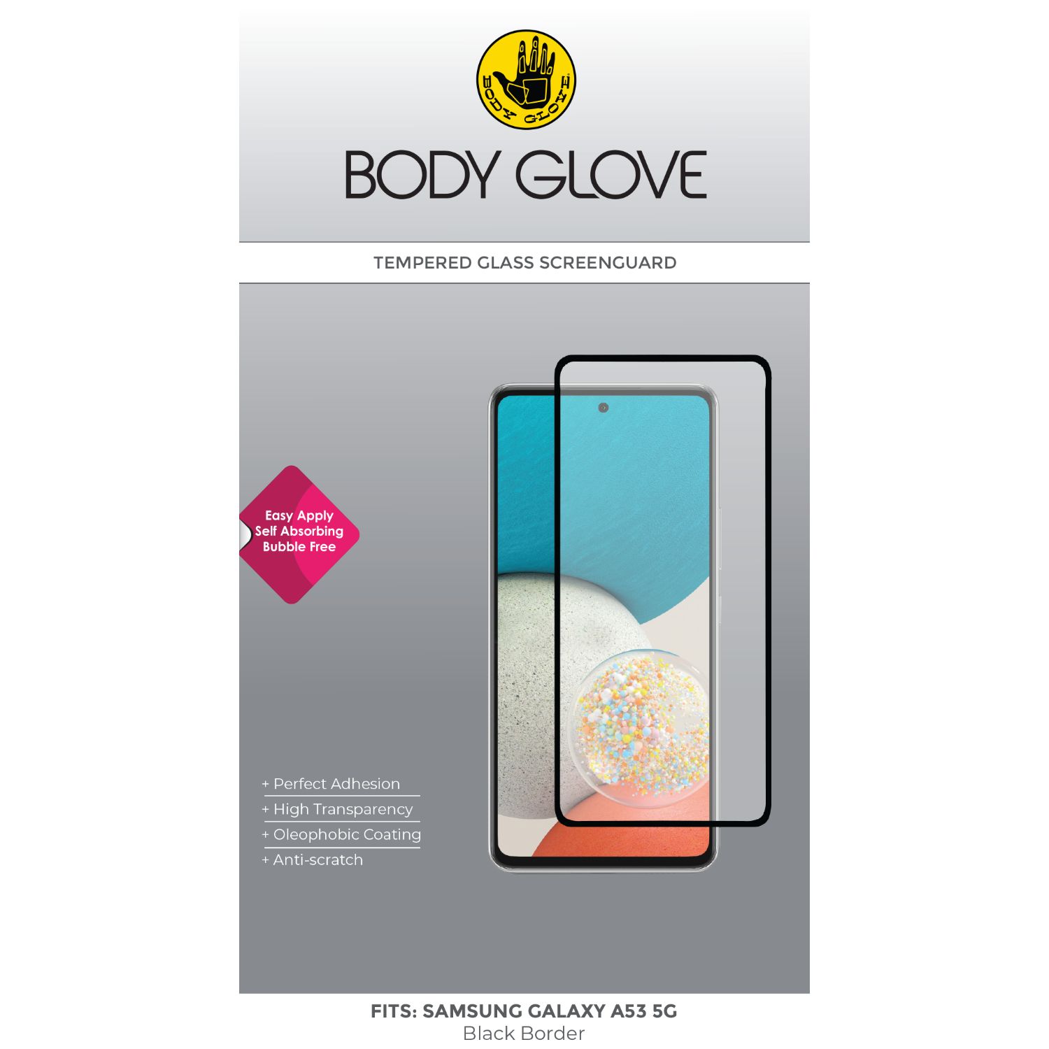 Body Glove Tempered Glass Screen Protector - Samsung Galaxy A53 5G - Image 13