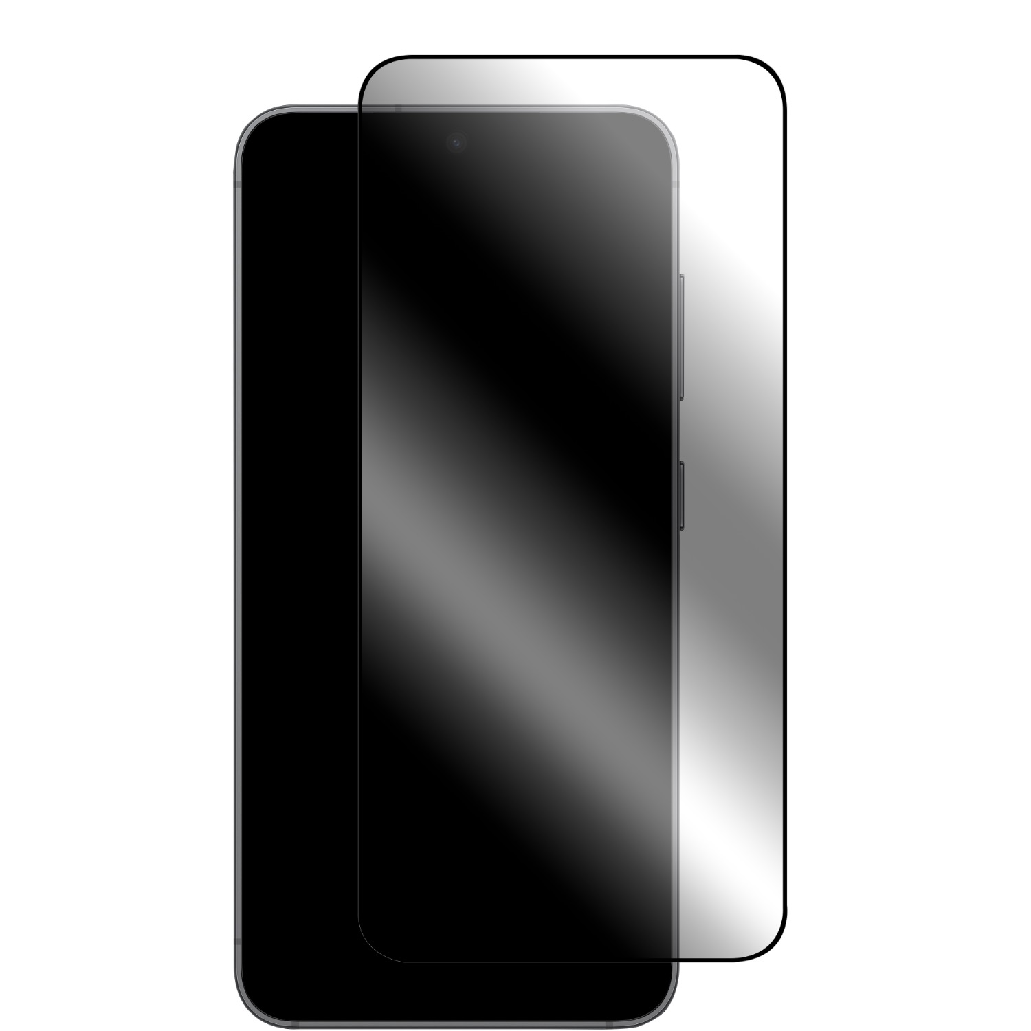 Body Glove Tempered Glass Screen Protector - Samsung Galaxy S25 - Black Border - Image 22
