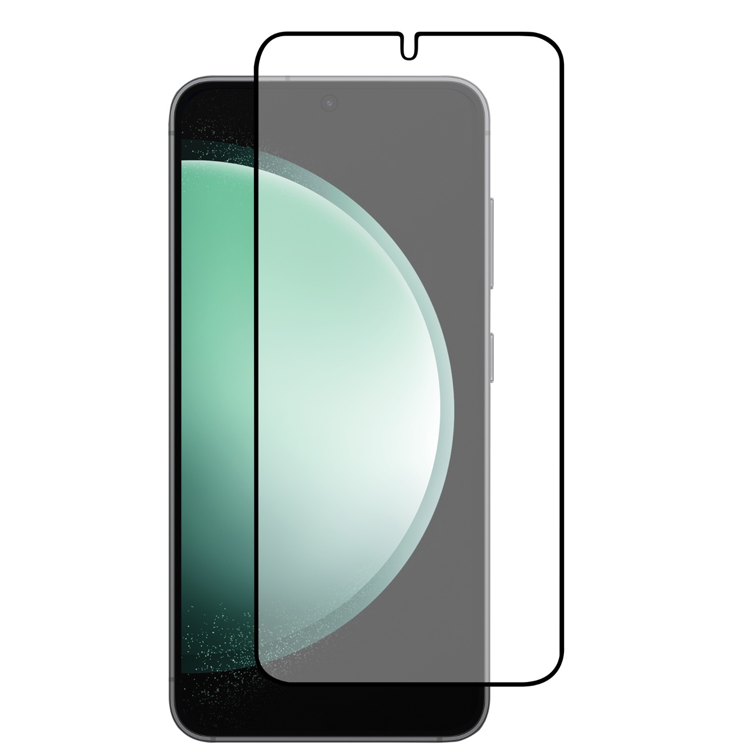 Body Glove Tempered Glass Screen Protector - Samsung Galaxy S24 - Black Border - Image 35