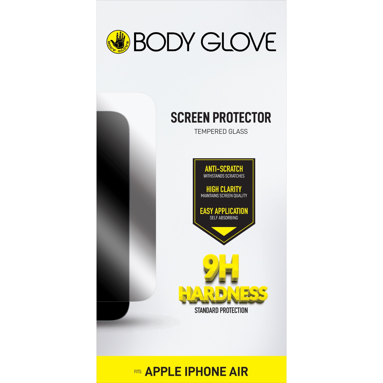 Body Glove Tempered Glass Screen Protector - Apple iPhone Air - Clear - Image 31