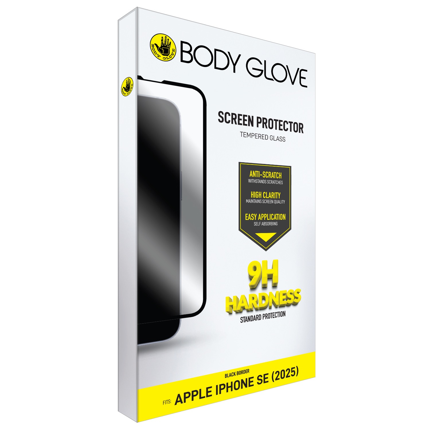 Body Glove Tempered Glass Screen Protector - Apple iPhone 16e - Black Border - Image 20