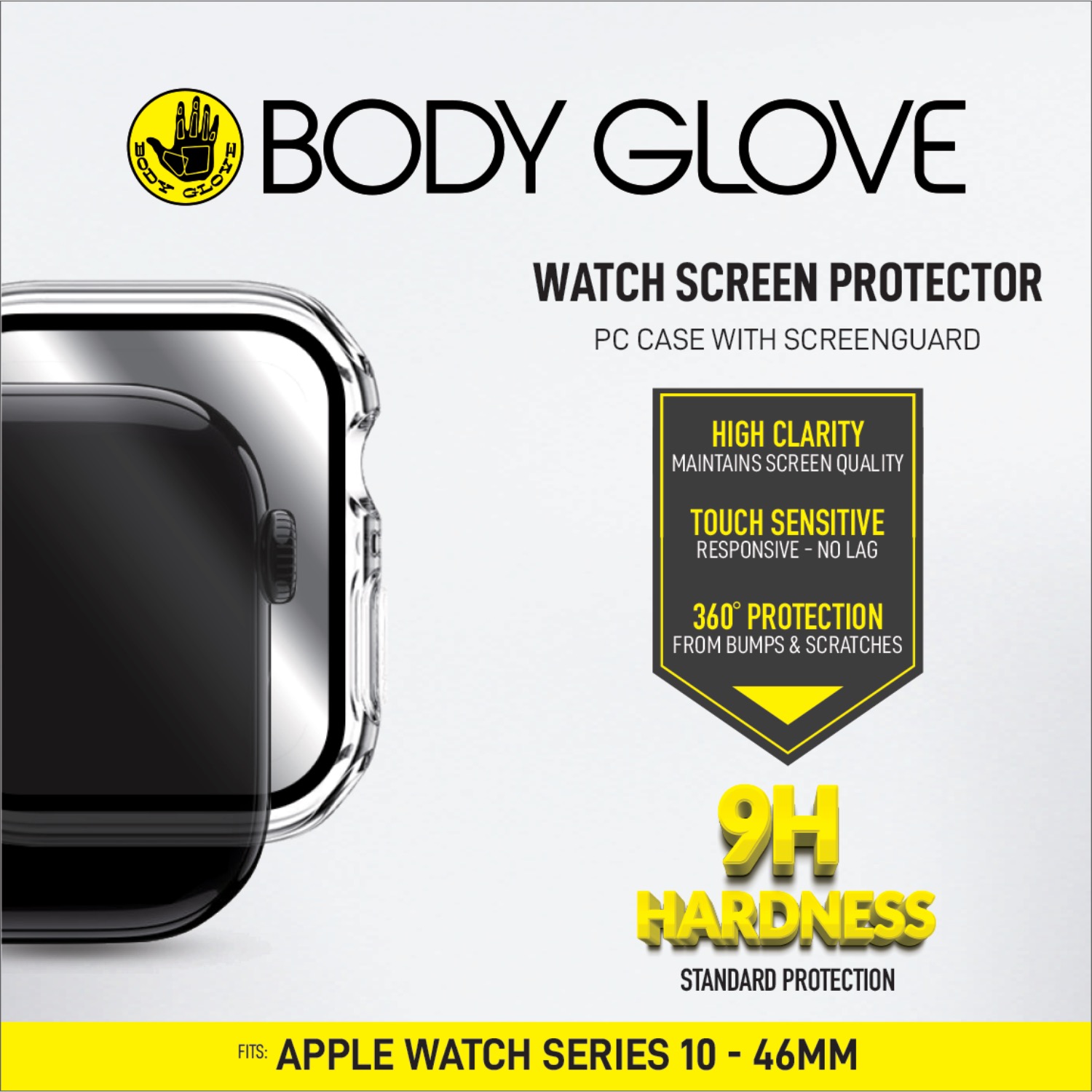 Body Glove PC Case With Screenguard - Apple Watch 10 46mm - Image 6