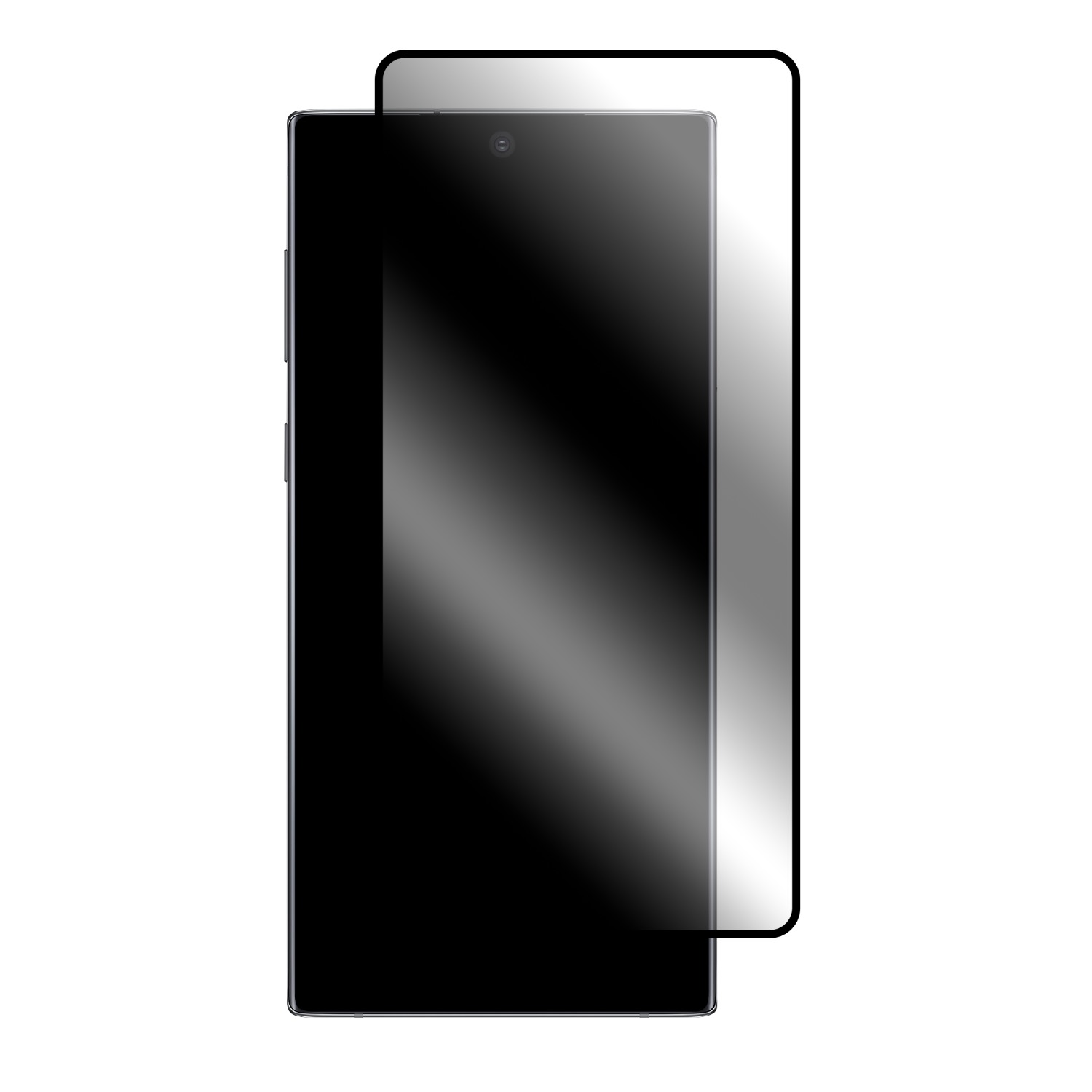 Body Glove Recycled Tempered Glass Screen Protector - Samsung Galaxy S25 Ultra - Black Border - Image 46