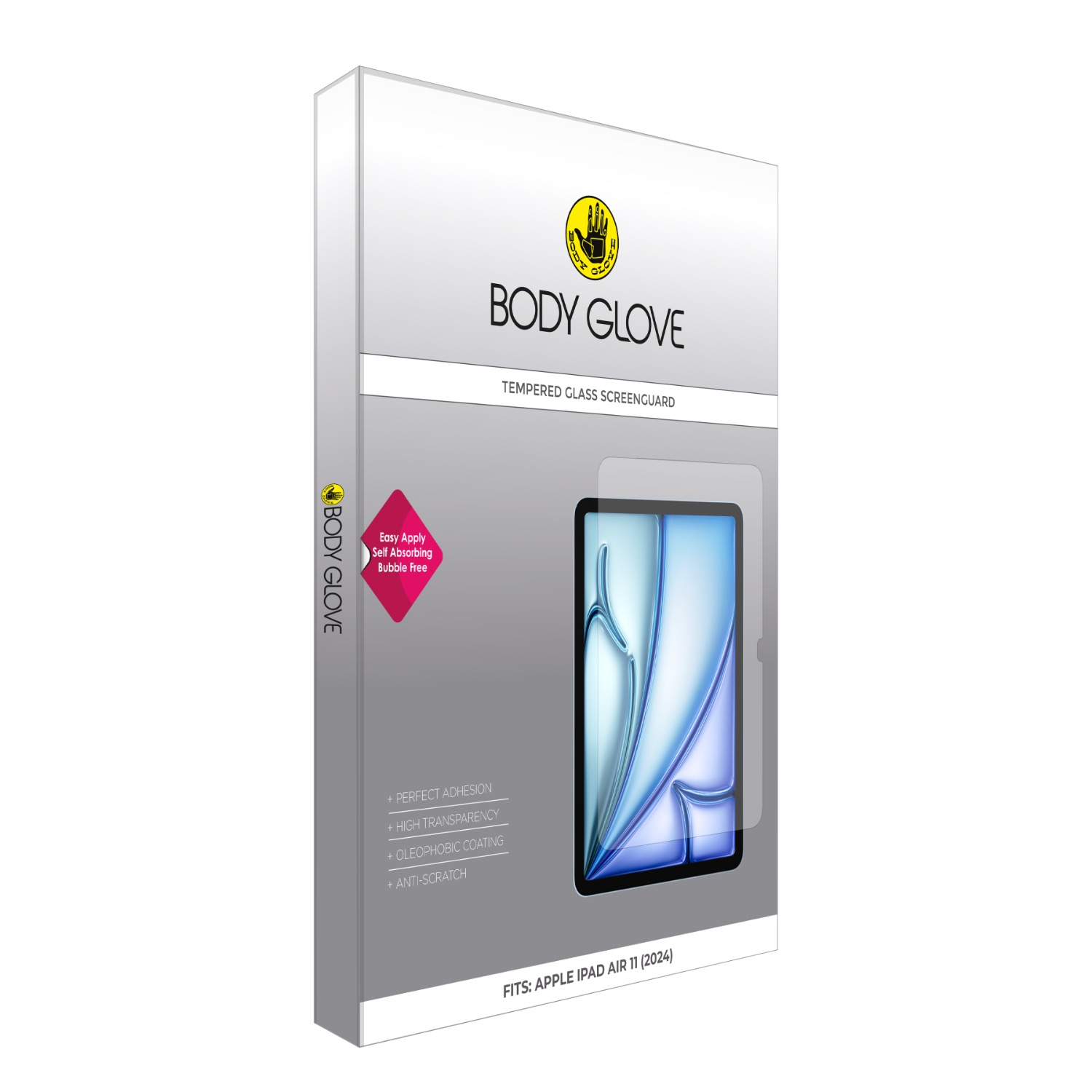 Body Glove Tempered Glass Screen Protector - Apple iPad Air 11 (2025/2024) - Clear - Image 21