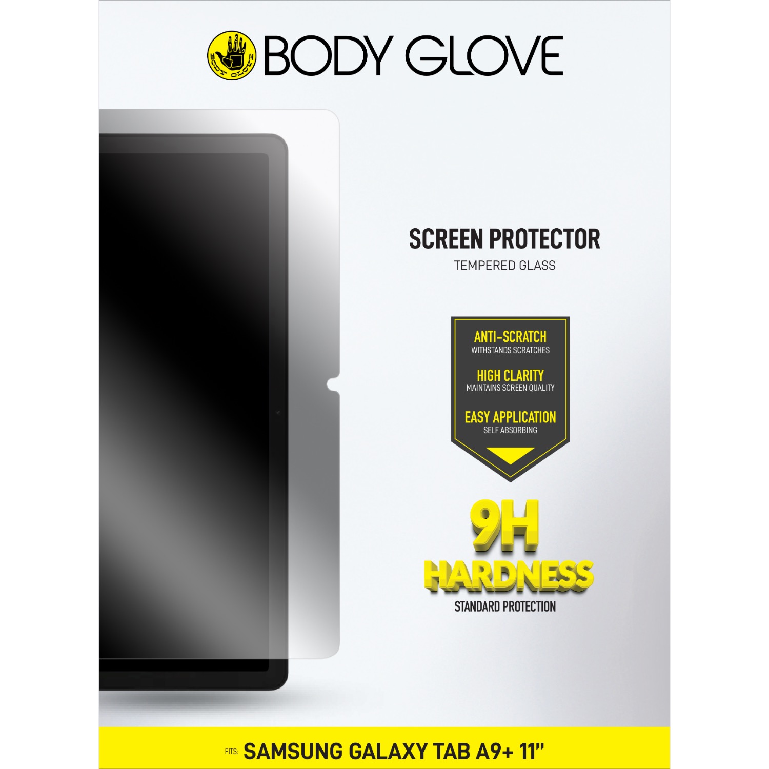 Body Glove Tempered Glass Screen Protector - Samsung Galaxy Tab A9+ - Image 17