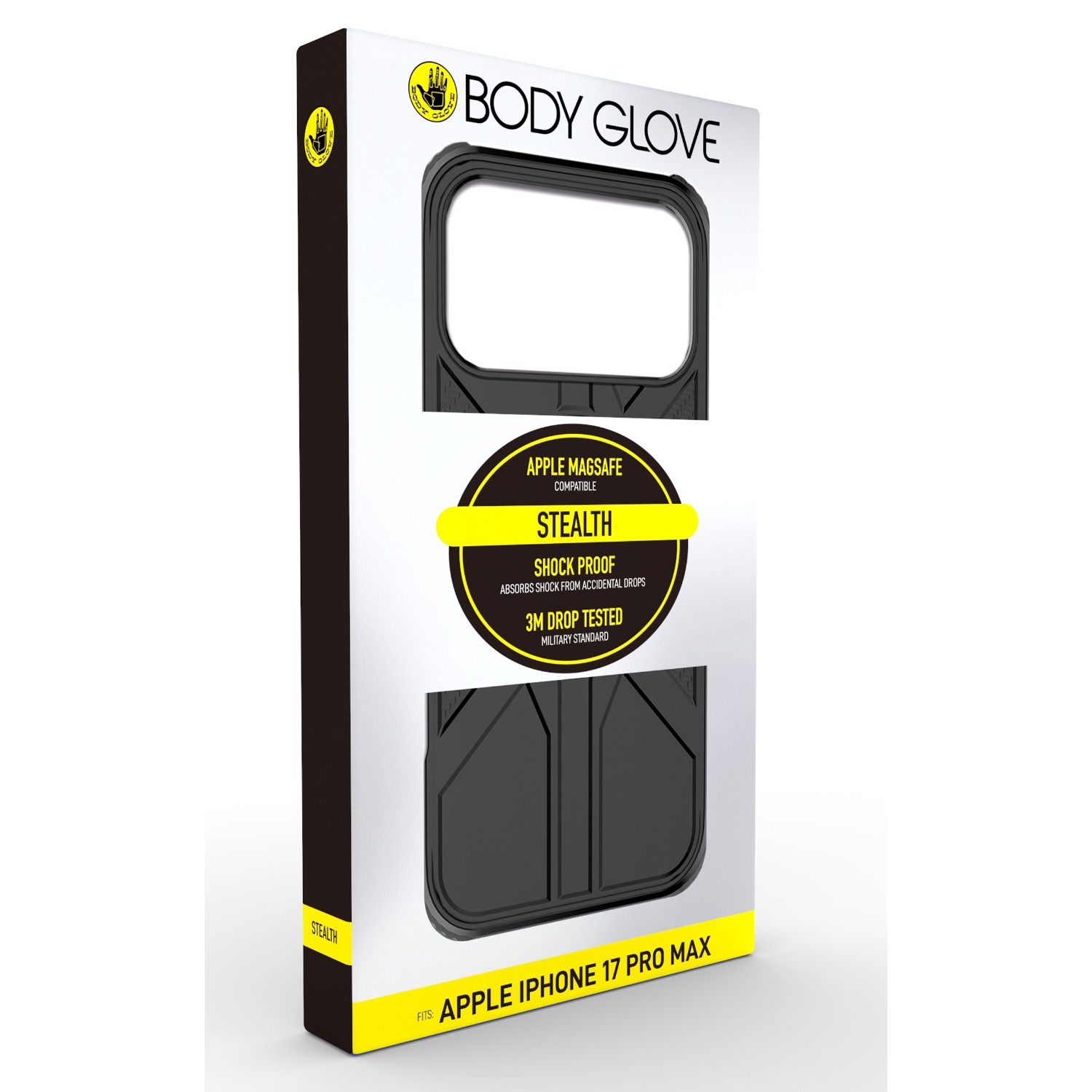 Body Glove Stealth Magnetic Case - Apple iPhone 17 Pro Max - Black - Image 70