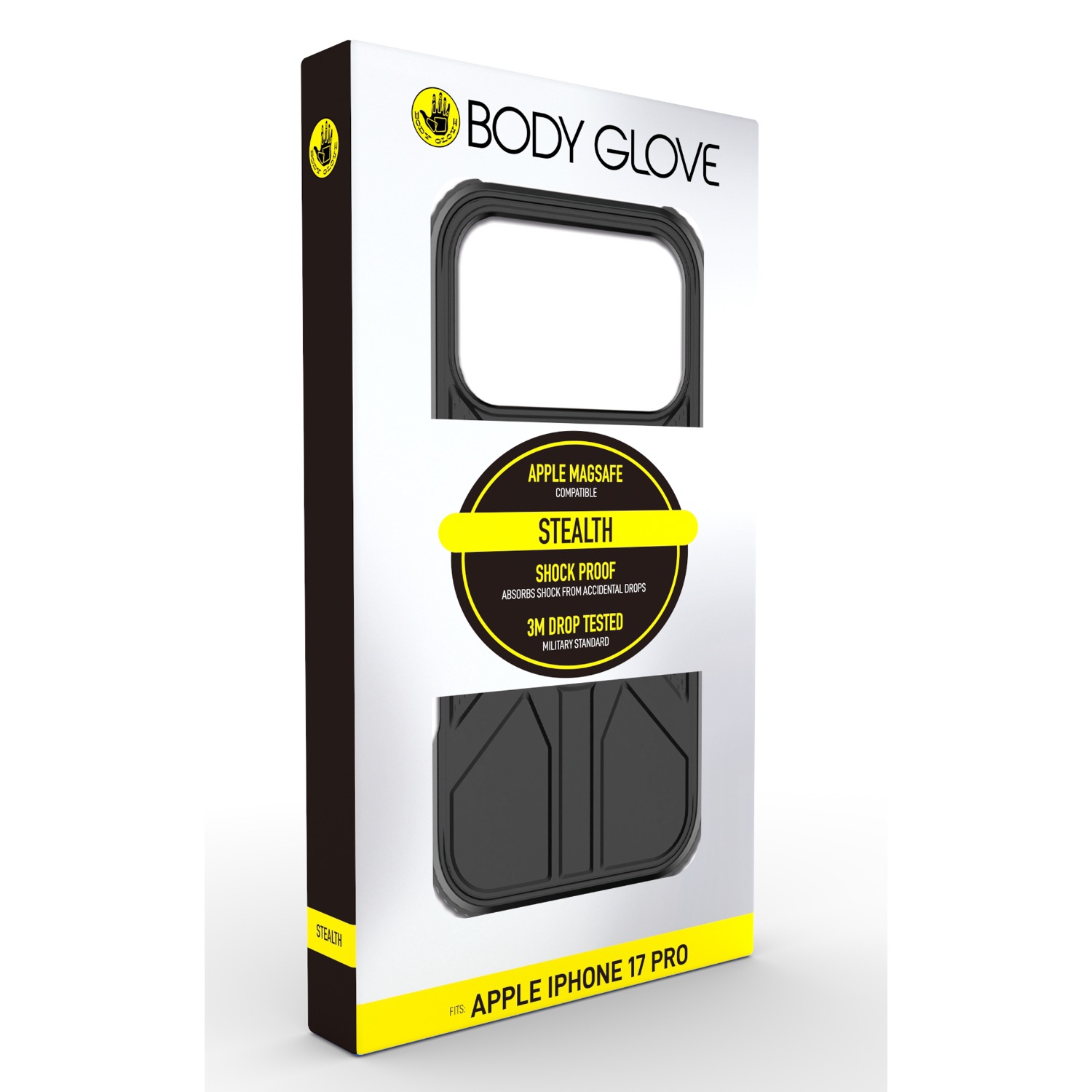 Body Glove Stealth Magnetic Case - Apple iPhone 17 Pro - Black - Image 70