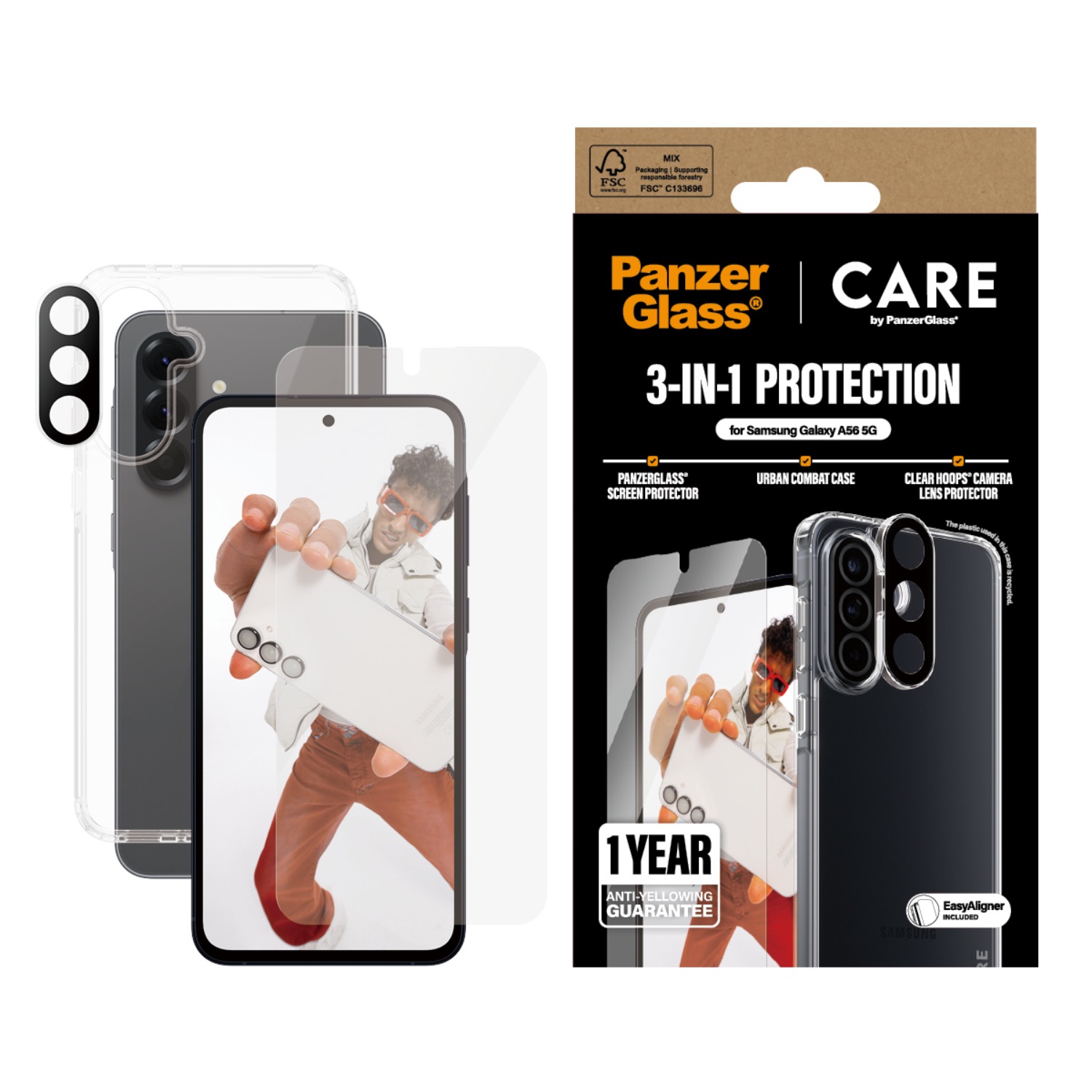 PanzerGlass 3-In-1 Protection Bundle - Samsung Galaxy A56 - Image 19