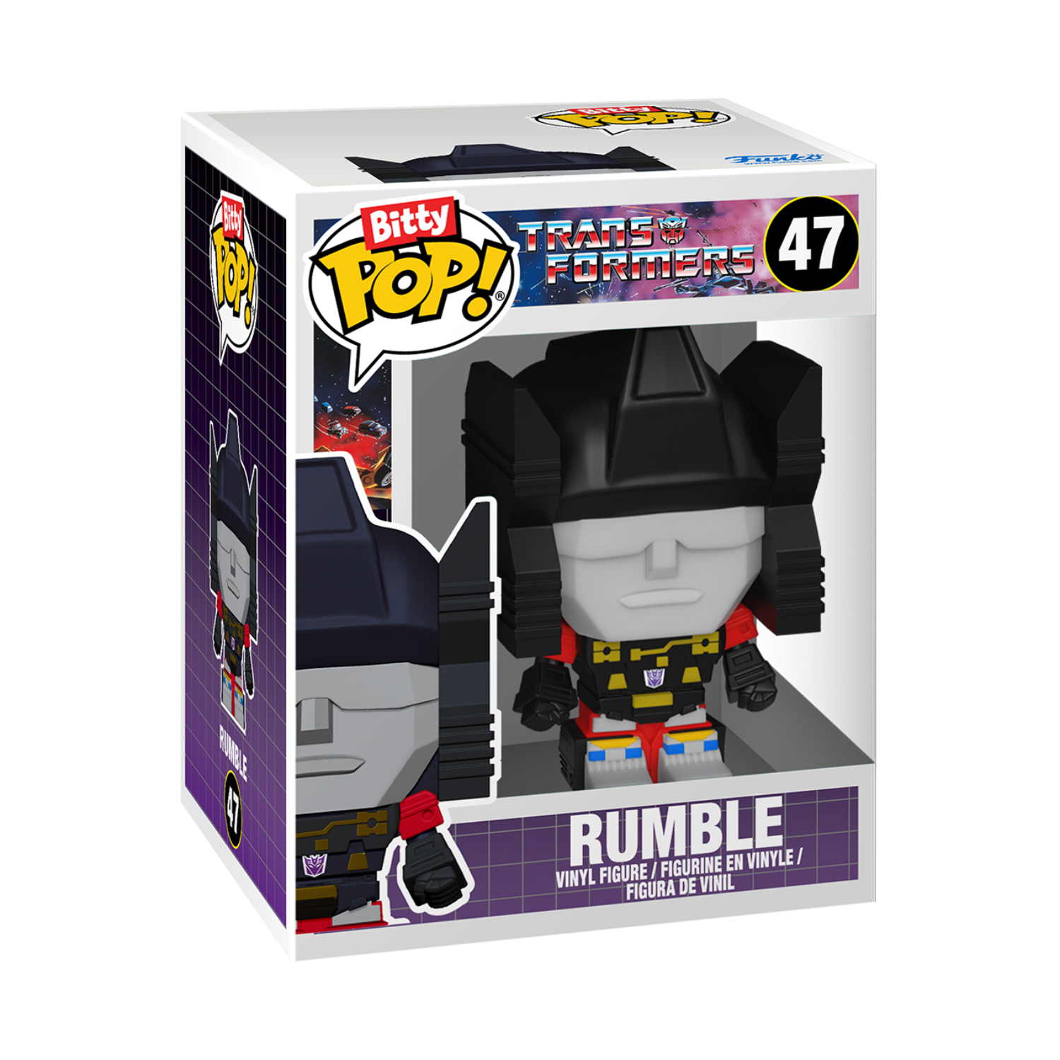 Funko Bitty Pop! Bitty Bot: Transformers - Soundwave with Rumble - Image 12