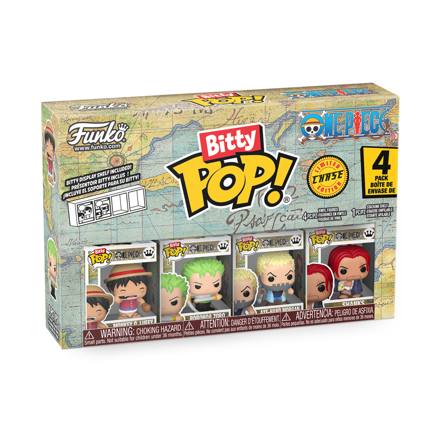 Funko Bitty Pop!: One Piece - Series 1 4 Pack(Limited Chase Edition) - Image 64