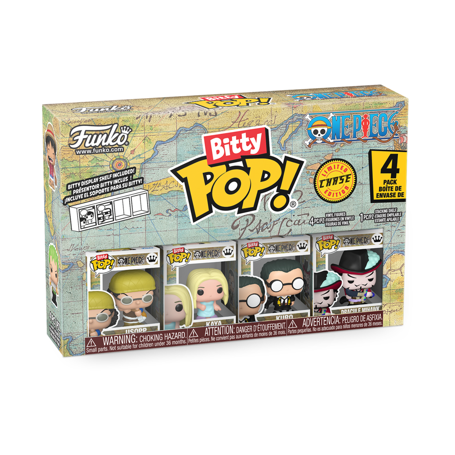 Funko Bitty Pop!: One Piece - Series 4 4 Pack(Limited Chase Edition) - Image 29
