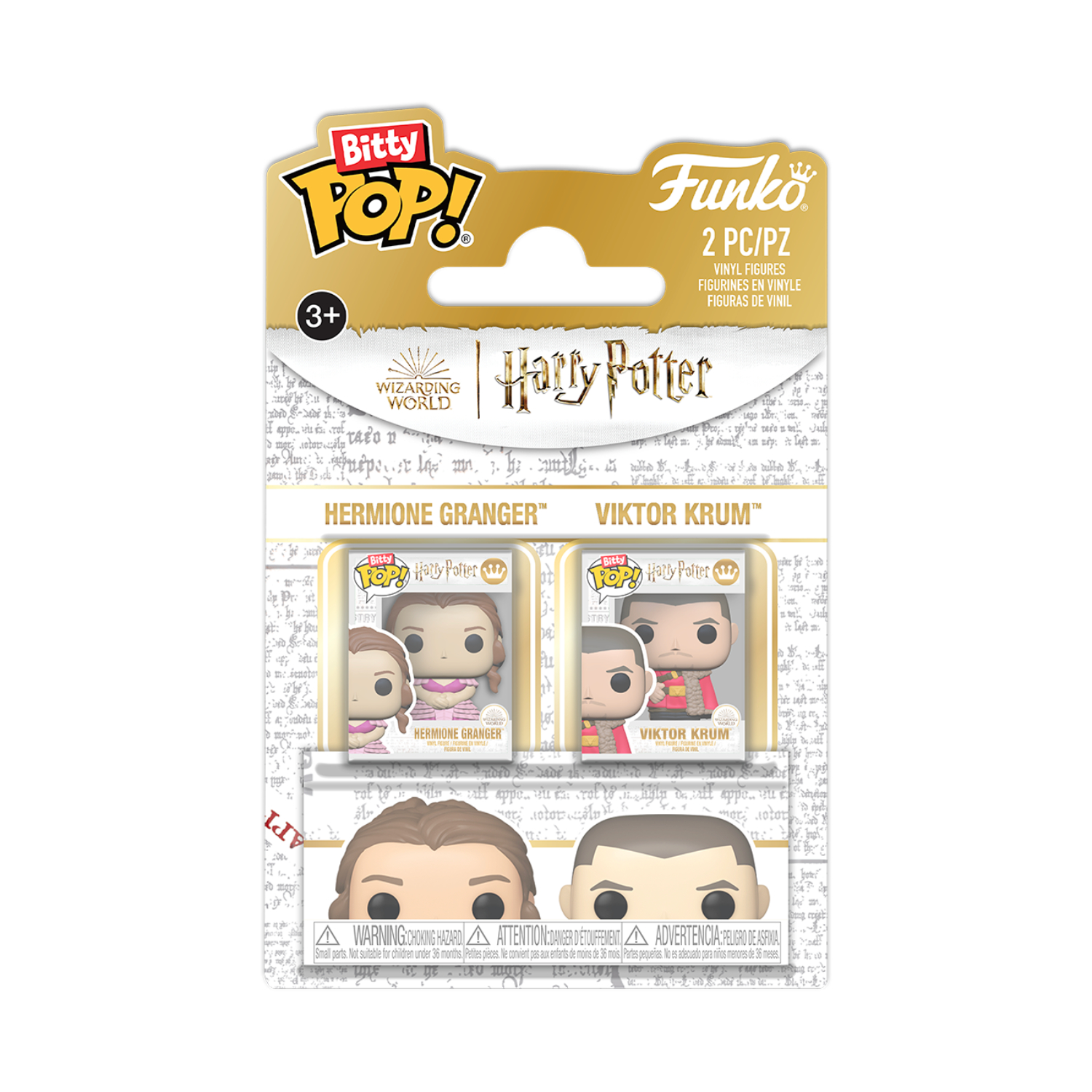 Funko Bitty Pop!: Harry Potter - Hermione Granger & Viktor Krum 2 Pack - Image 6