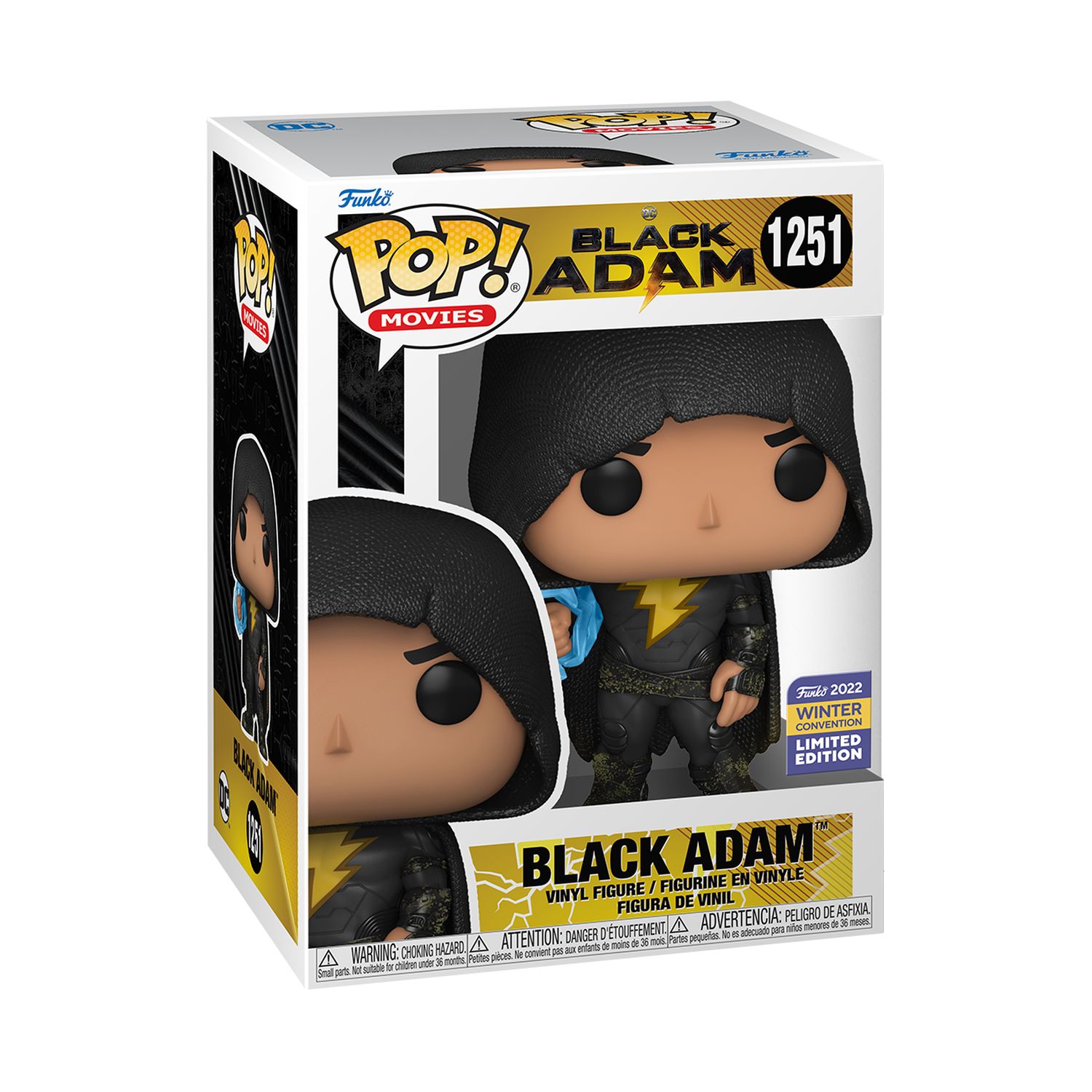 Funko Pop! Movies: Black Adam - Black Adam (Funko 2022 Winter Convention Limited Edition) - Image 8