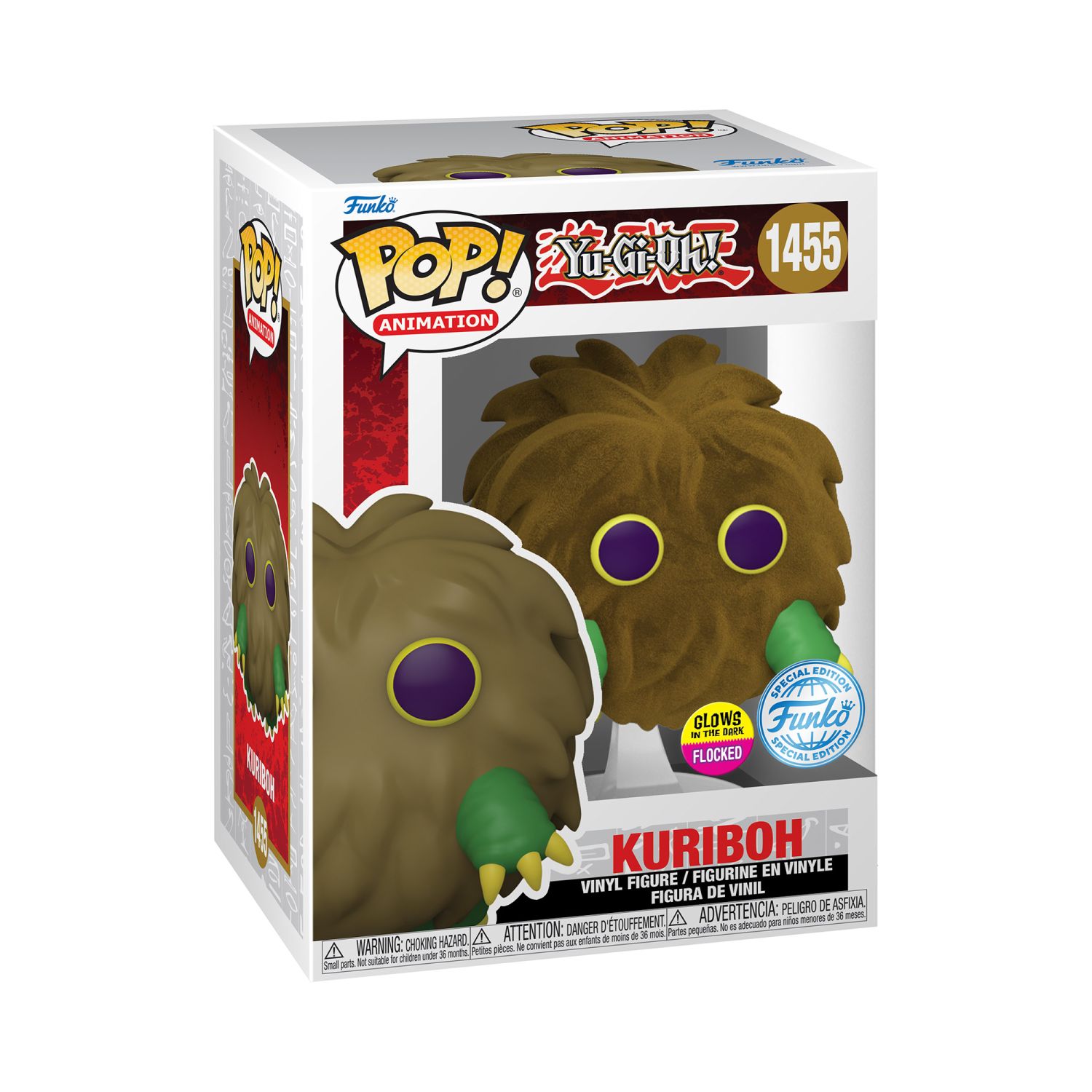Funko Pop! Animation: Yu-Gi-Oh! - Kuriboh (Special Edition)(Glows In The Dark)(Flocked) - Image 9
