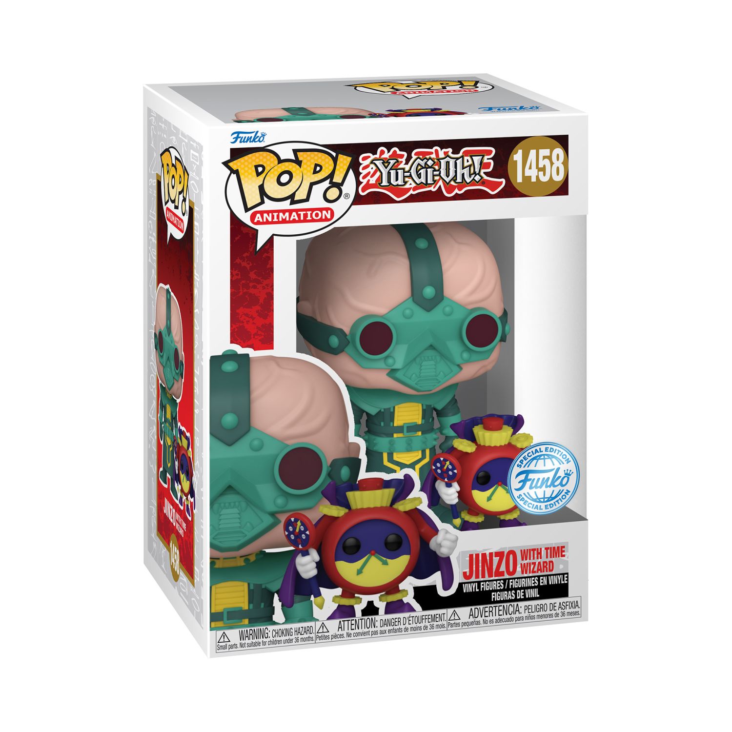Funko Pop! Animation: Yu-Gi-Oh! - Jinzo with Time Wizard (Special Edition) - Image 19
