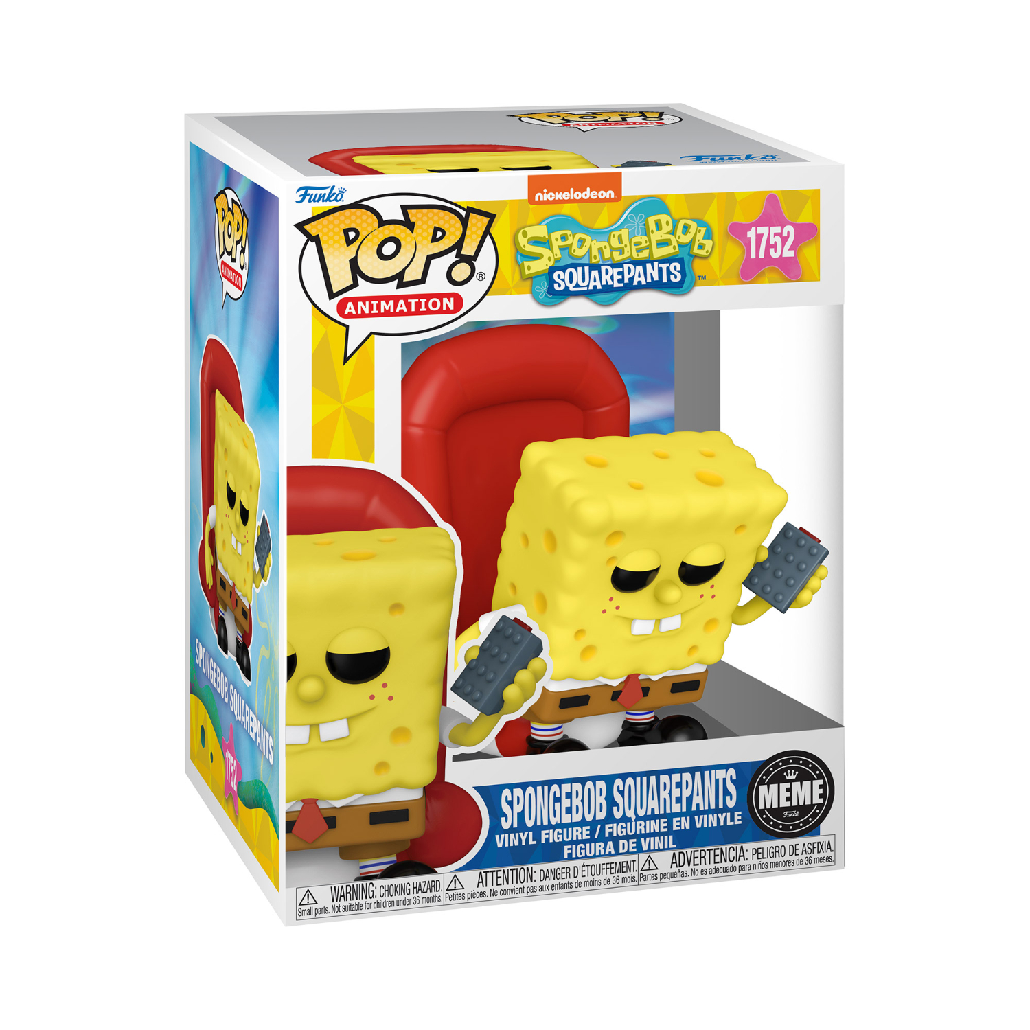 Funko Pop! Animation: SpongeBob Squarepants - SpongeBob Squarepants (Meme) - Image 19
