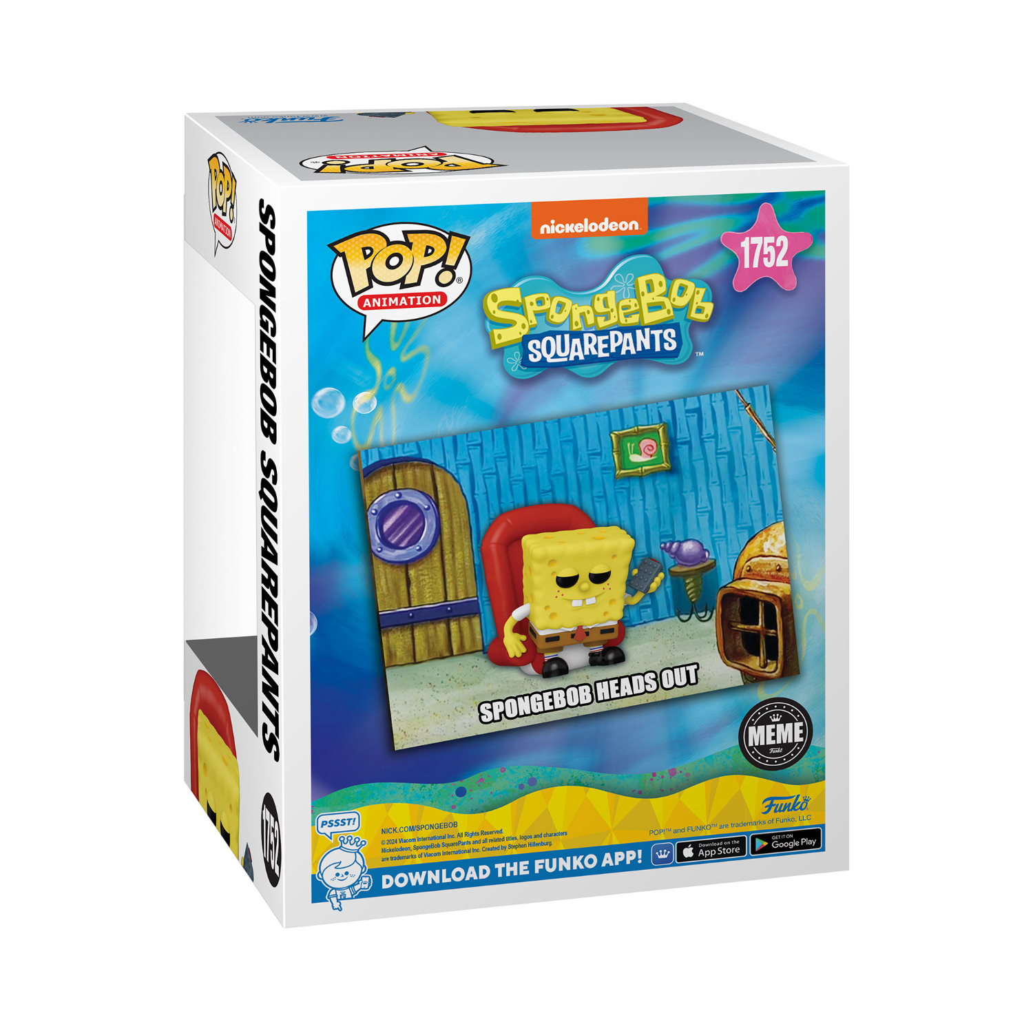 Funko Pop! Animation: SpongeBob Squarepants - SpongeBob Squarepants (Meme) - Image 23