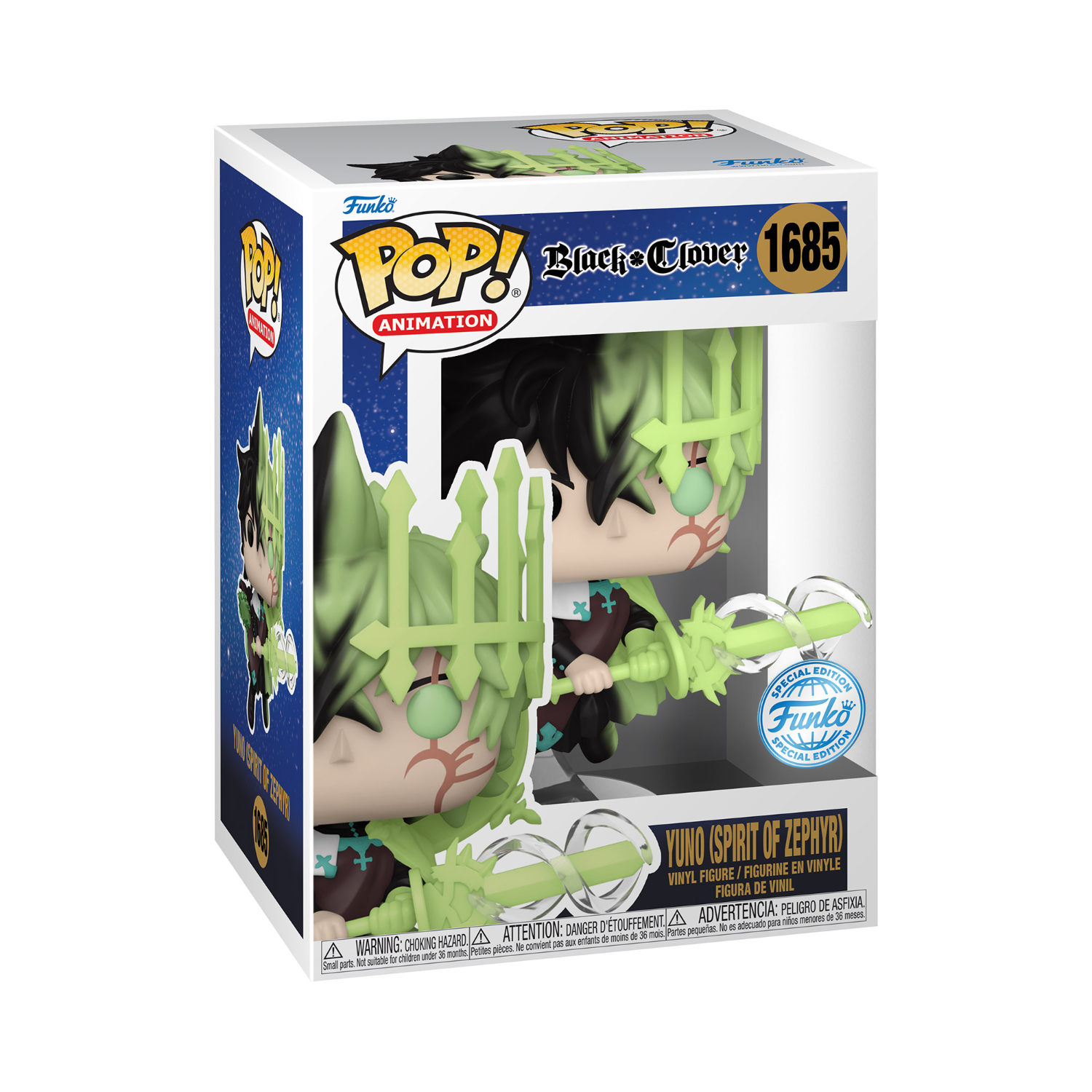 Funko Pop! Animation: Black Cover - Yuni (Spirit Of Zephyr)(Special Edition) - Image 34