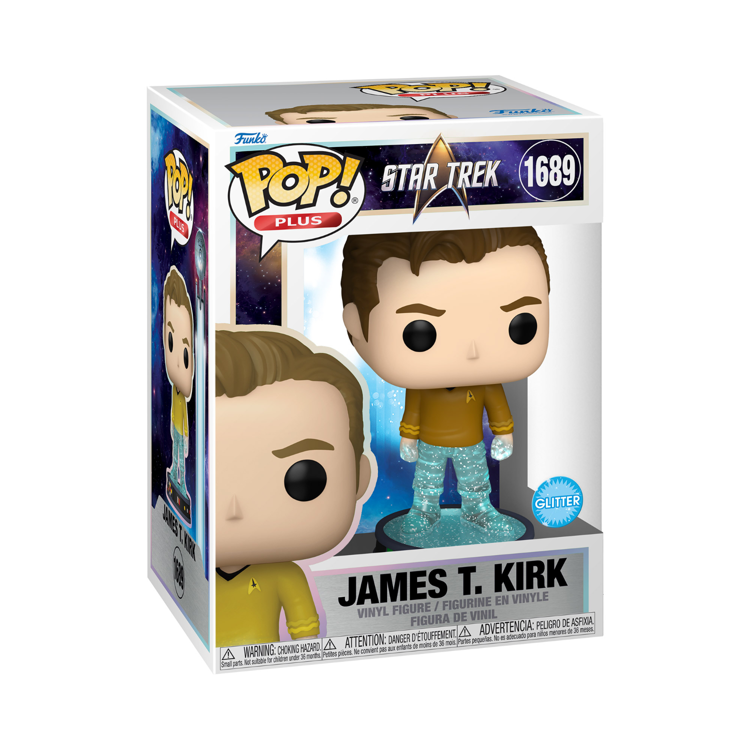 Funko Pop! Plus: Star Trek - James T. Kirk (Glitter) - Image 7