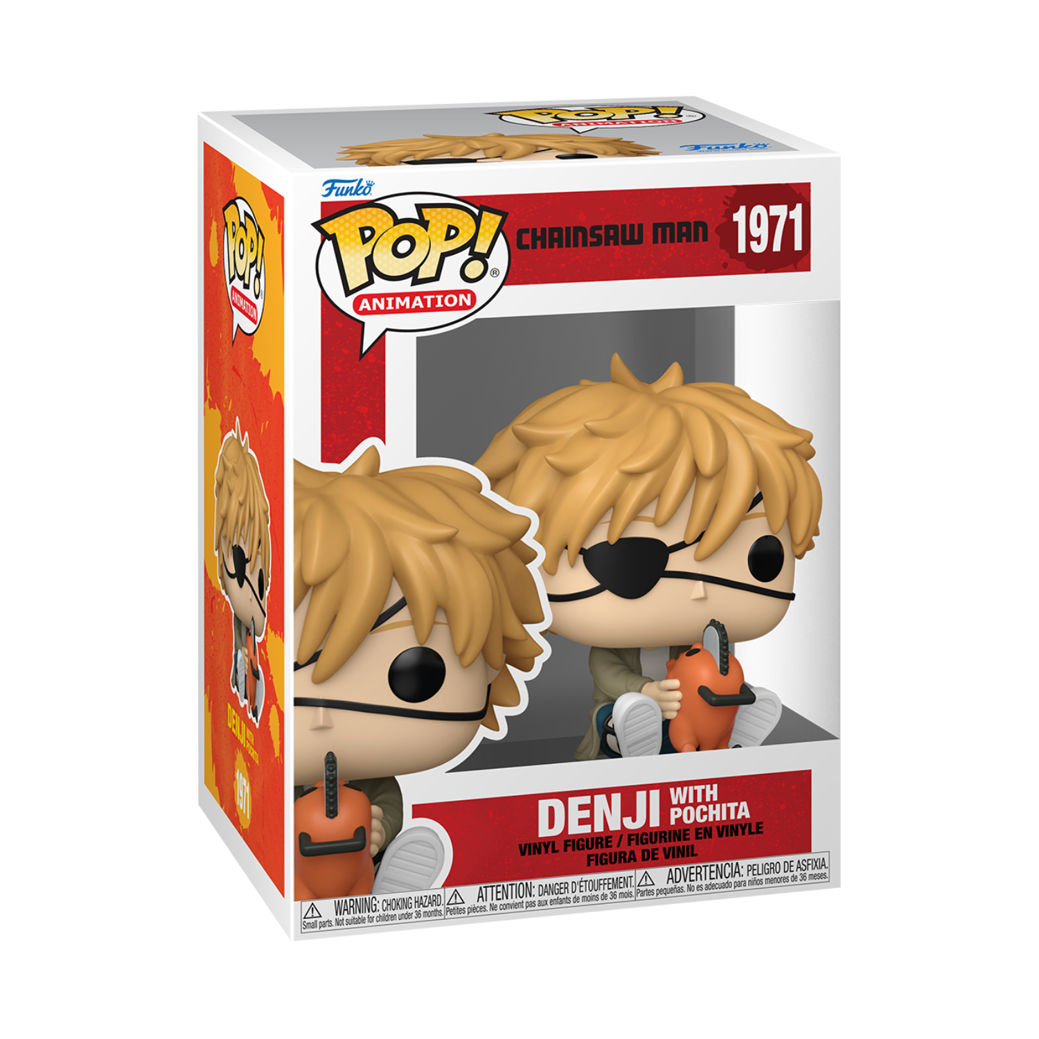 Funko Pop! Animation: Chainsaw Man - Denji With Pochita - Image 11