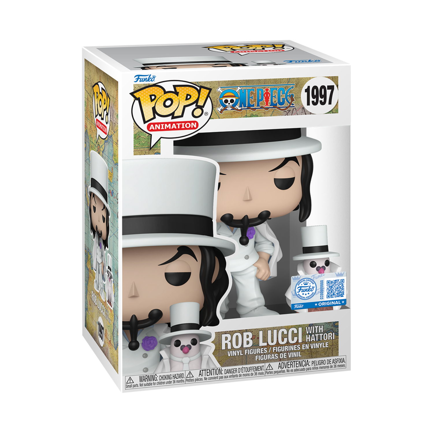 Funko Pop! Animation: One Piece - Rob Lucci With Hattori (Special Edition) - Image 23
