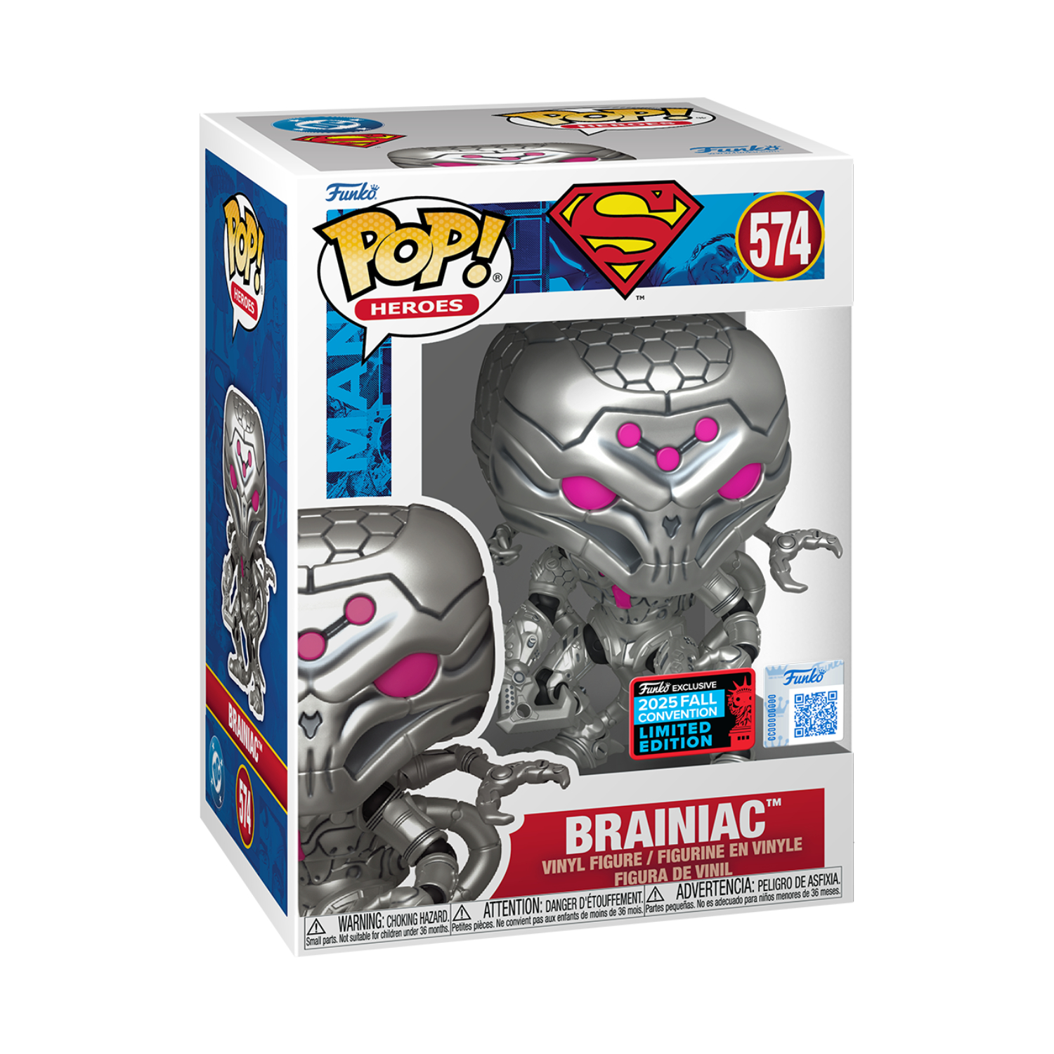 Funko Pop! Heroes: Superman - Brainiac (Funko 2025 Fall Convention Limited Edition) - Image 9