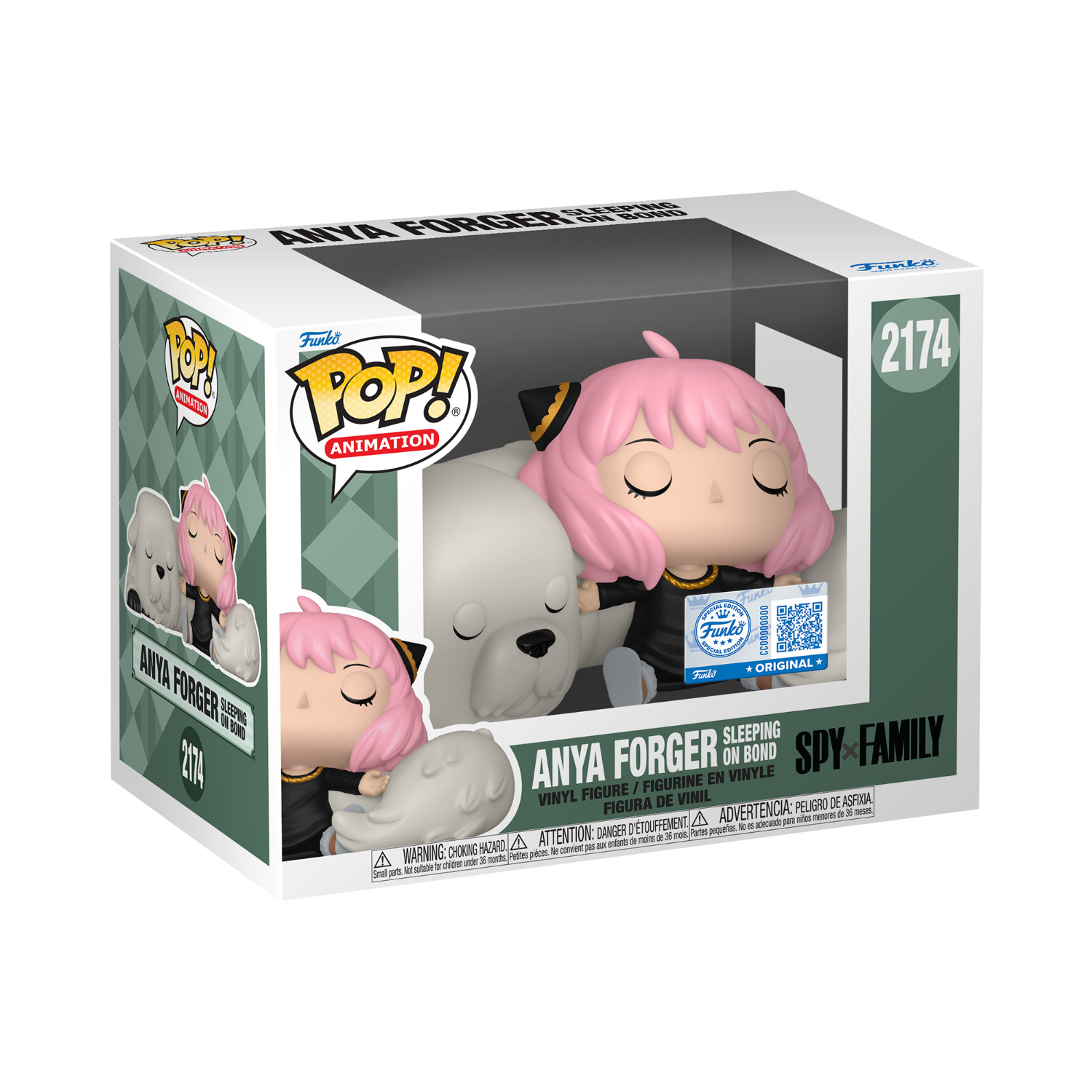 Funko Pop! Premium Animation: SPY x FAMILY - Anya Forger Sleeping on Bond (Special Edition) - Image 21