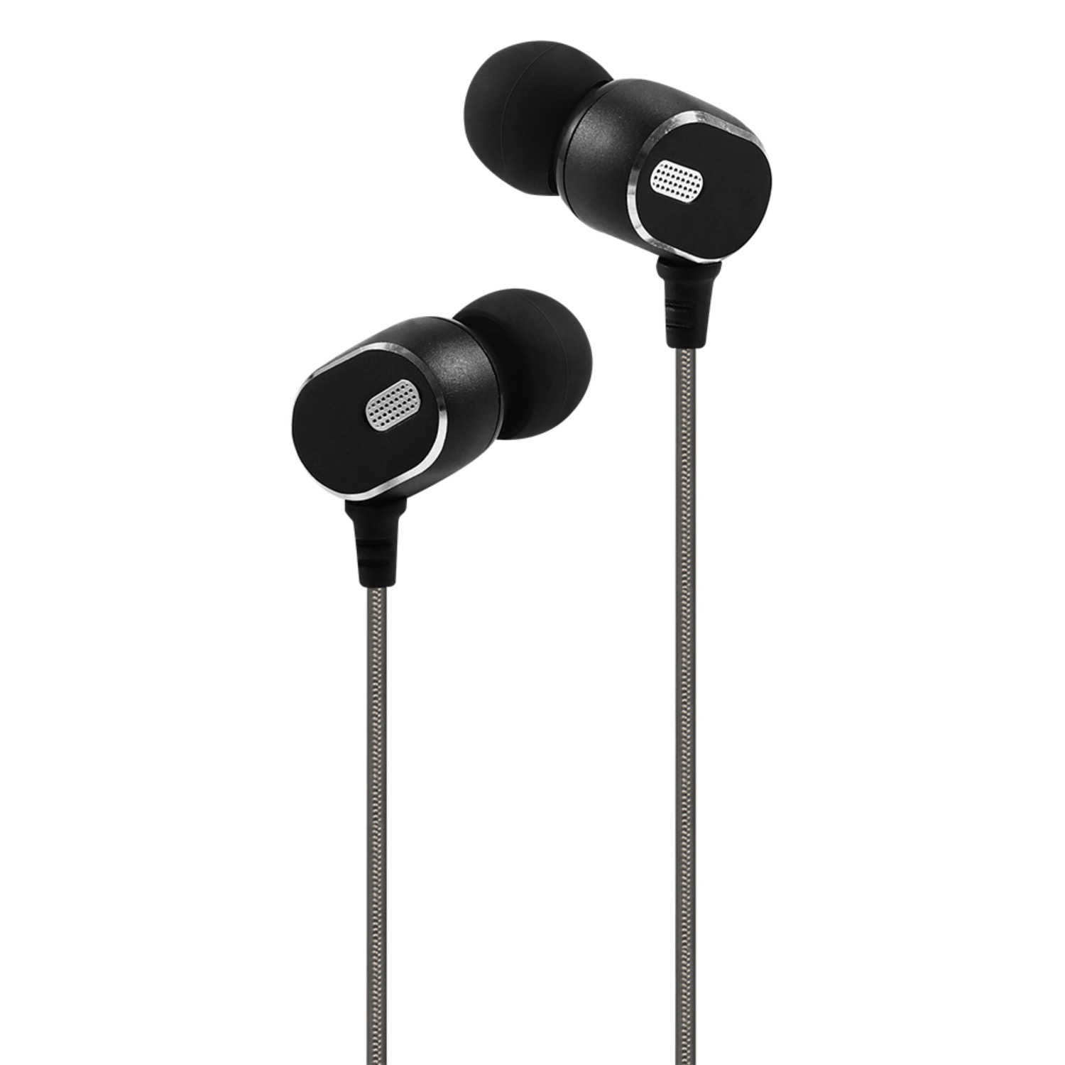 INTOUCH Explosive Wired Earphones - Black & Silver - Image 11