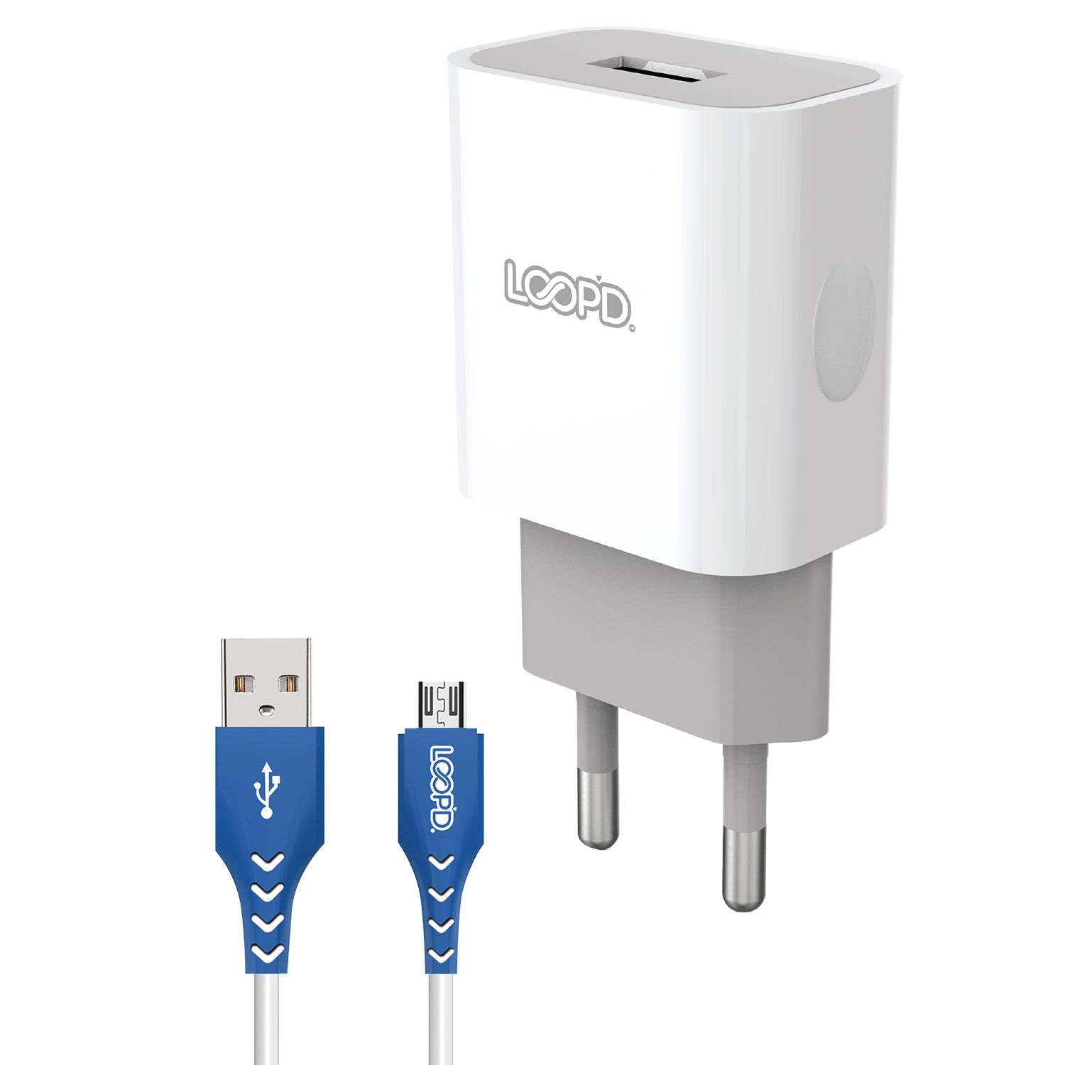LOOP'D 1 Port Home Charger With Micro USB Cable 10.5W - Image 6