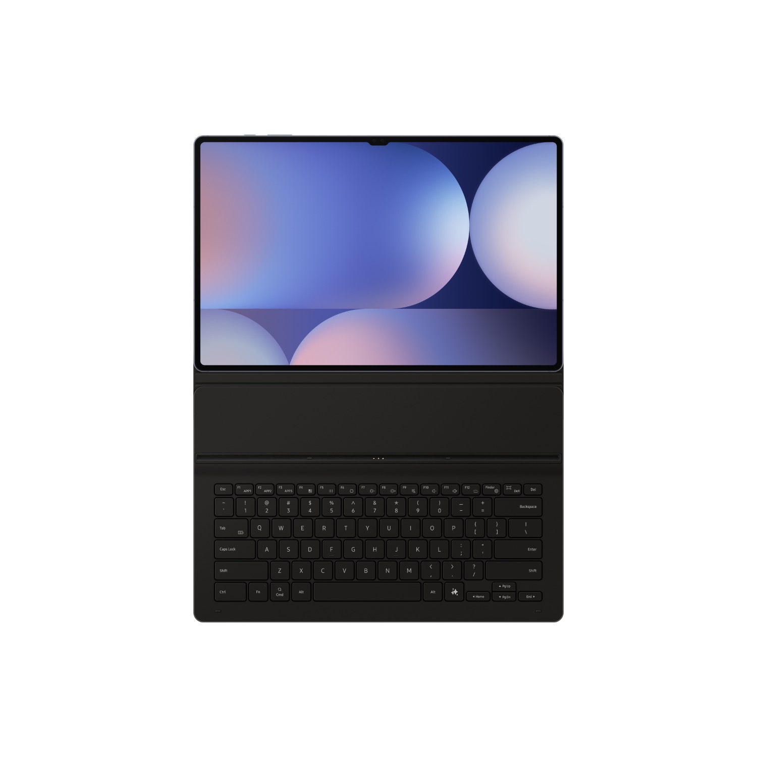 Samsung Keyboard Slim Book Cover - Samsung Galaxy Tab S10 Ultra / Tab S9 Ultra - Black - Image 100