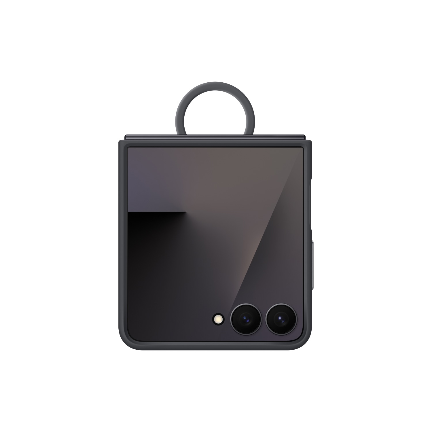 Samsung Silicone Cover With Ring - Samsung Galaxy Z Flip7 - Black - Image 46