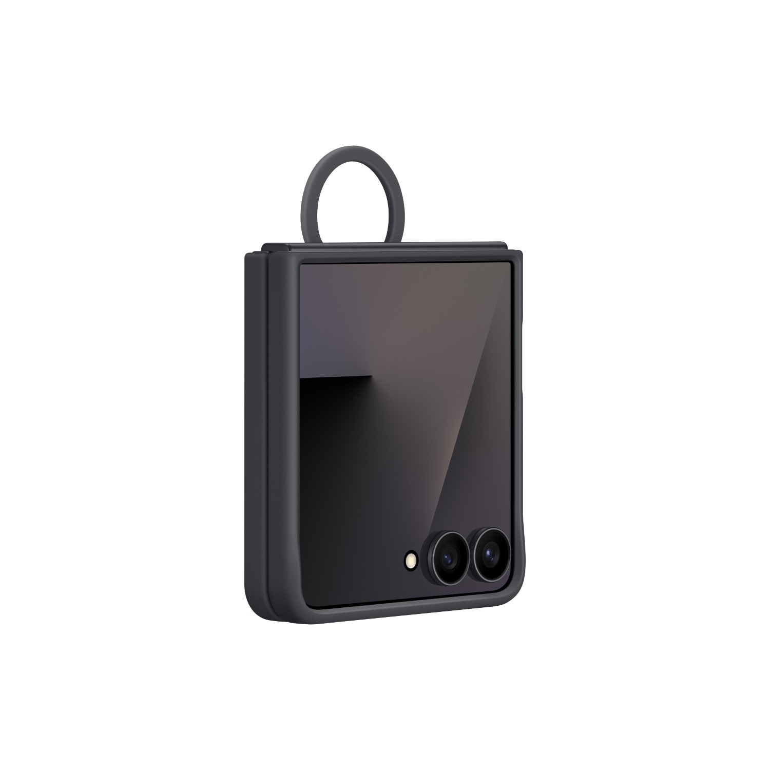 Samsung Silicone Cover With Ring - Samsung Galaxy Z Flip7 - Black - Image 69