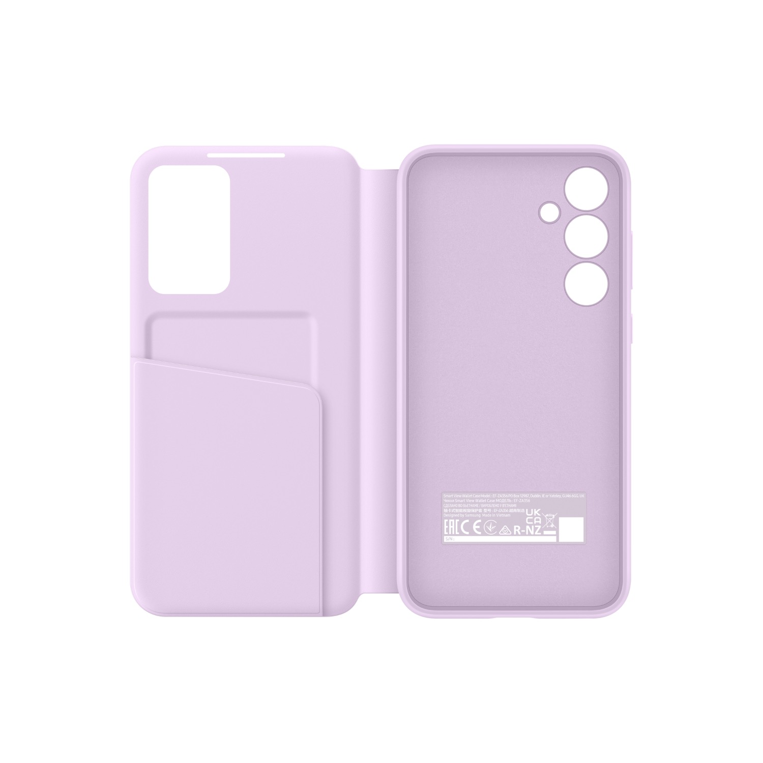 Samsung Smart View Wallet Cover - Samsung Galaxy A35 5G - Lavender - Image 5