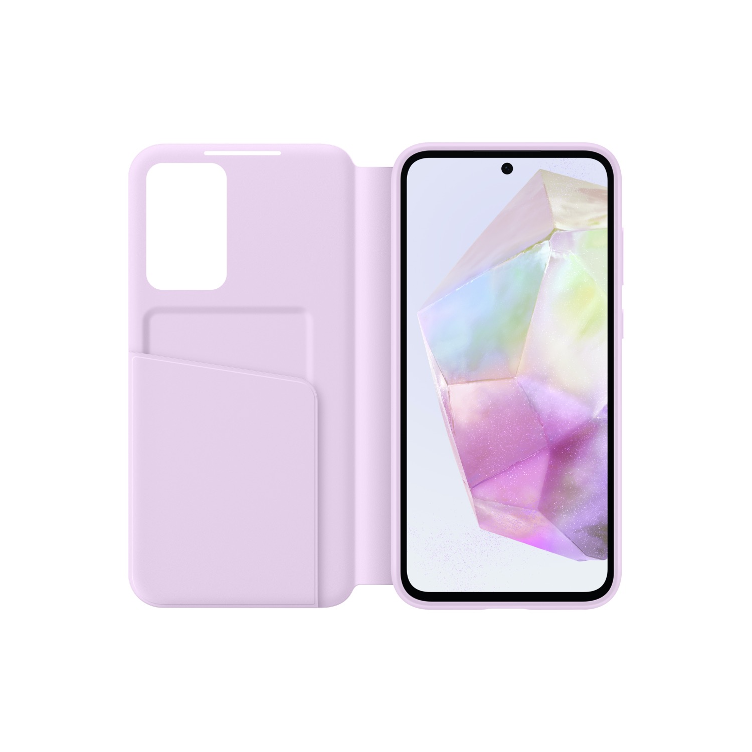 Samsung Smart View Wallet Cover - Samsung Galaxy A35 5G - Lavender - Image 8