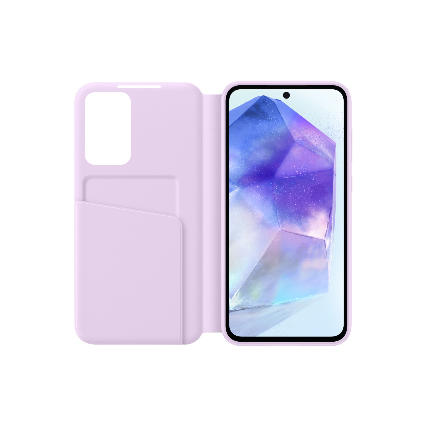 Samsung Smart View Wallet Cover - Samsung Galaxy A55 5G - Lavender - Image 16
