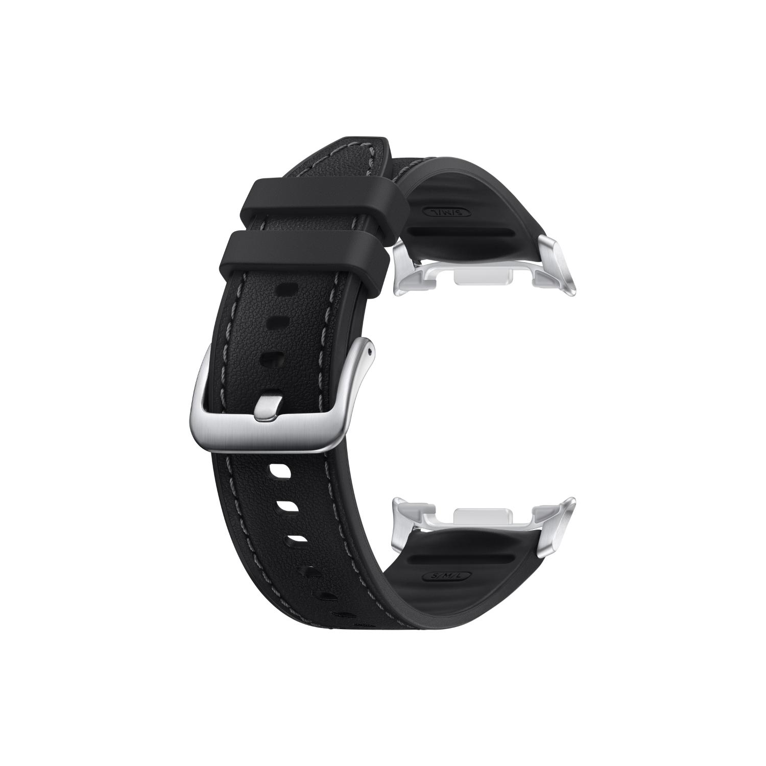 Samsung Galaxy Classic Hybrid Watch Strap (S/M/L) - Samsung Galaxy Watch8 / Watch8 Classic - Black - Image 29