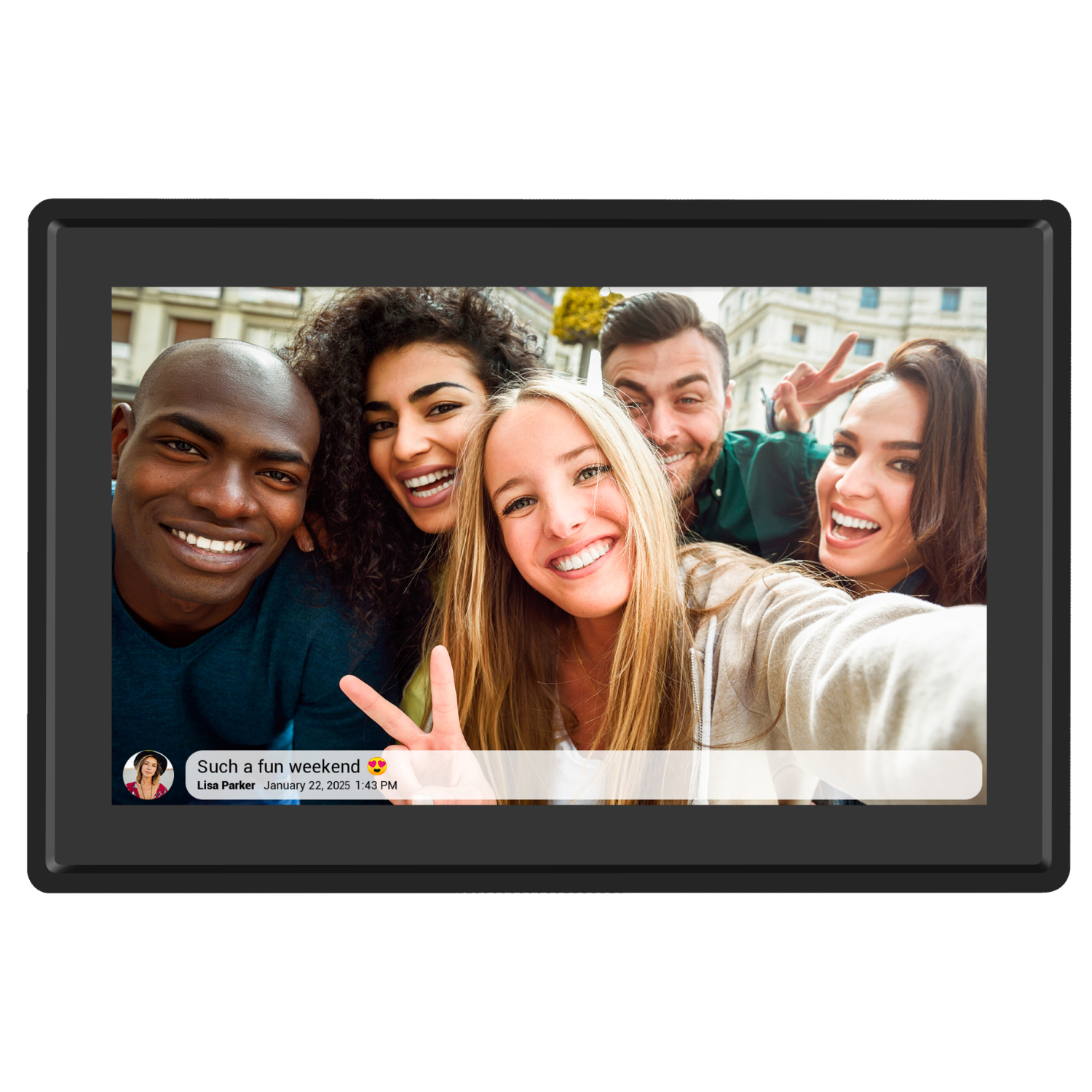 Snug Digital Photo Frame With Frameo 16GB 10.1Inch - Black - Image 37