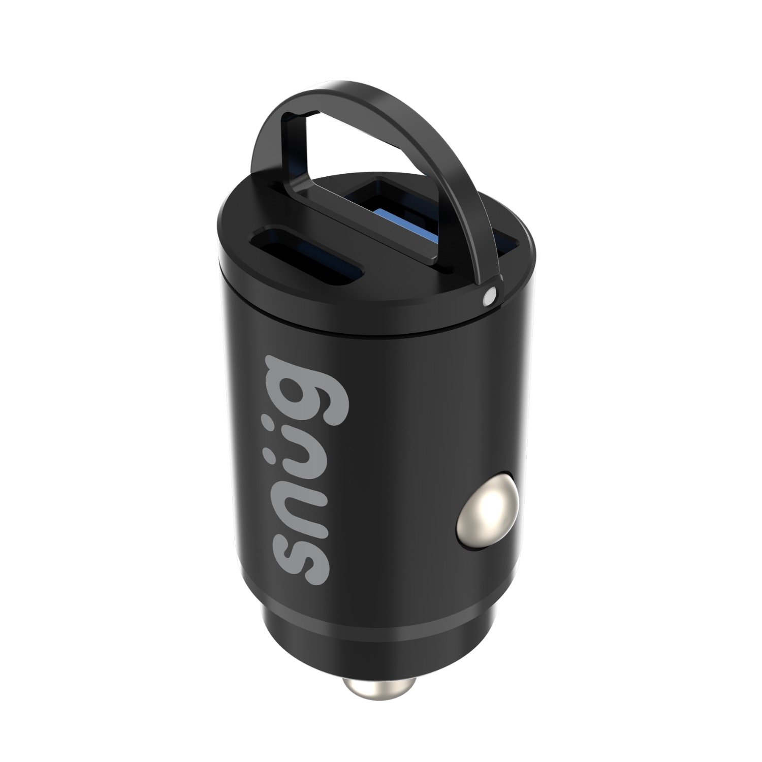 Snug Dual Port Mini Car Charger PD/USB 30W - Black - Image 71