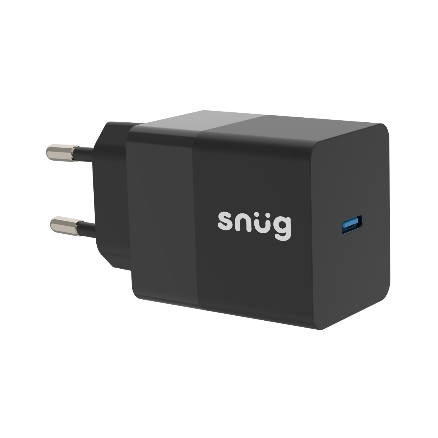 Snug 1 Port PD Home Charger With Cable - 45W - Black - Image 51