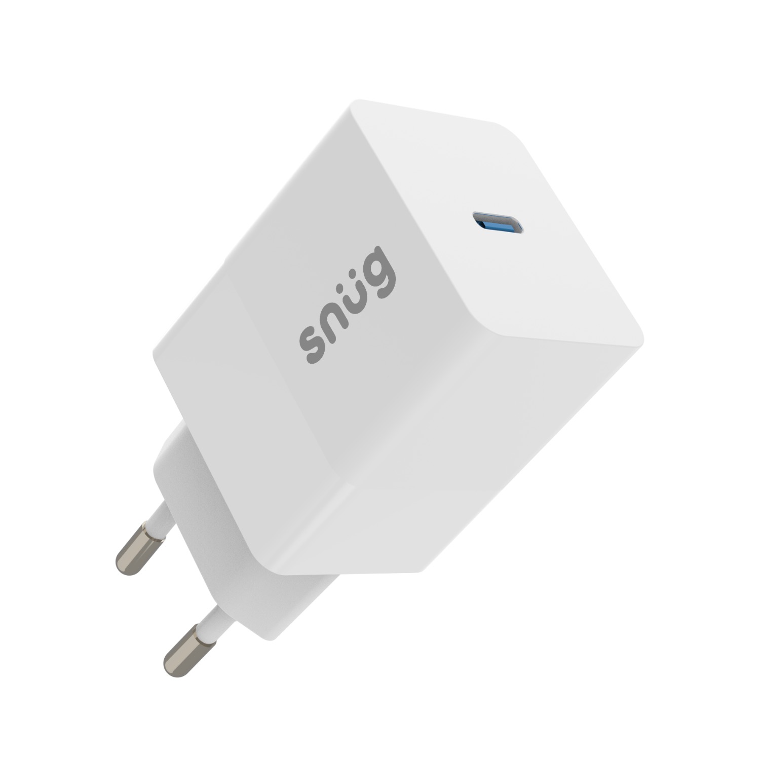 Snug 1 Port PD Home Charger With Cable - 45W - White - Image 38