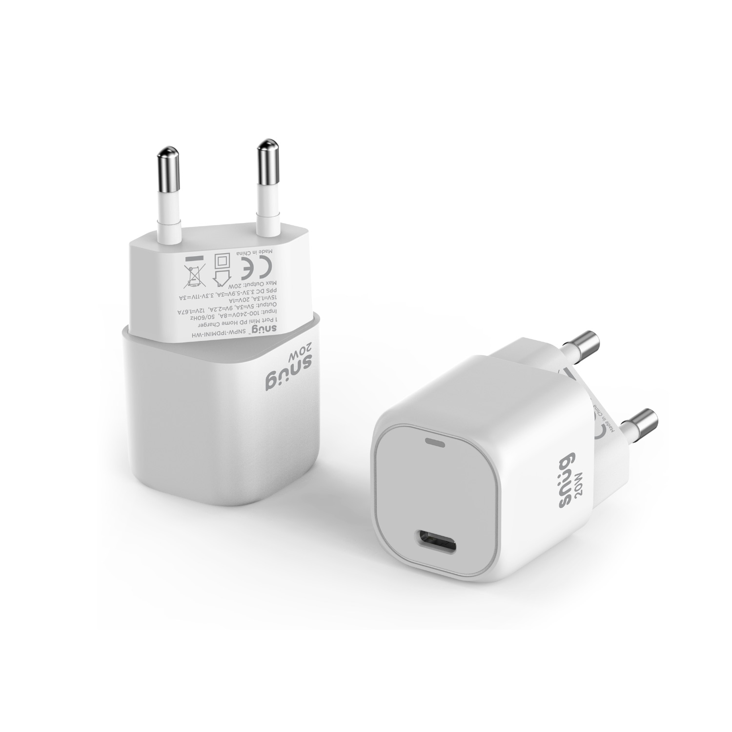 Snug 1 Port Mini PD Home Charger - 20W - Image 35