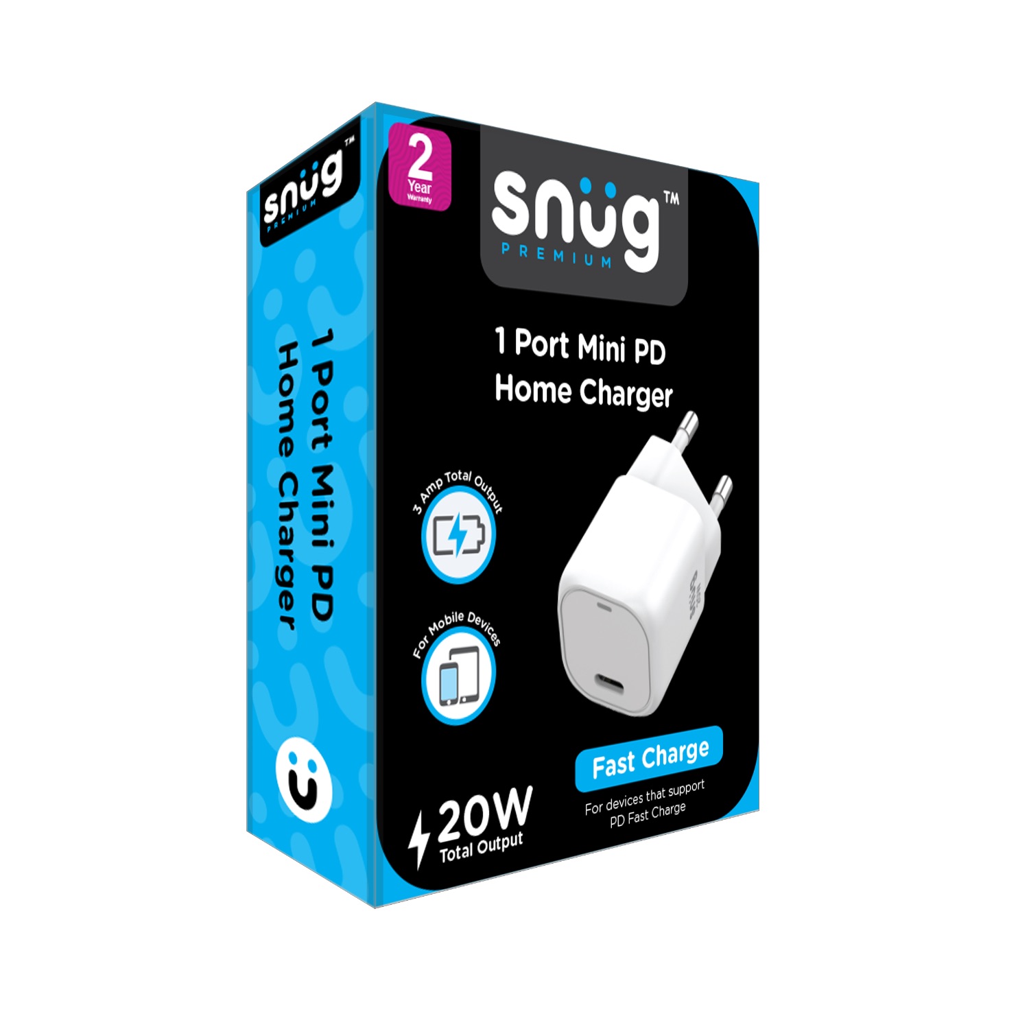 Snug 1 Port Mini PD Home Charger - 20W - Image 20