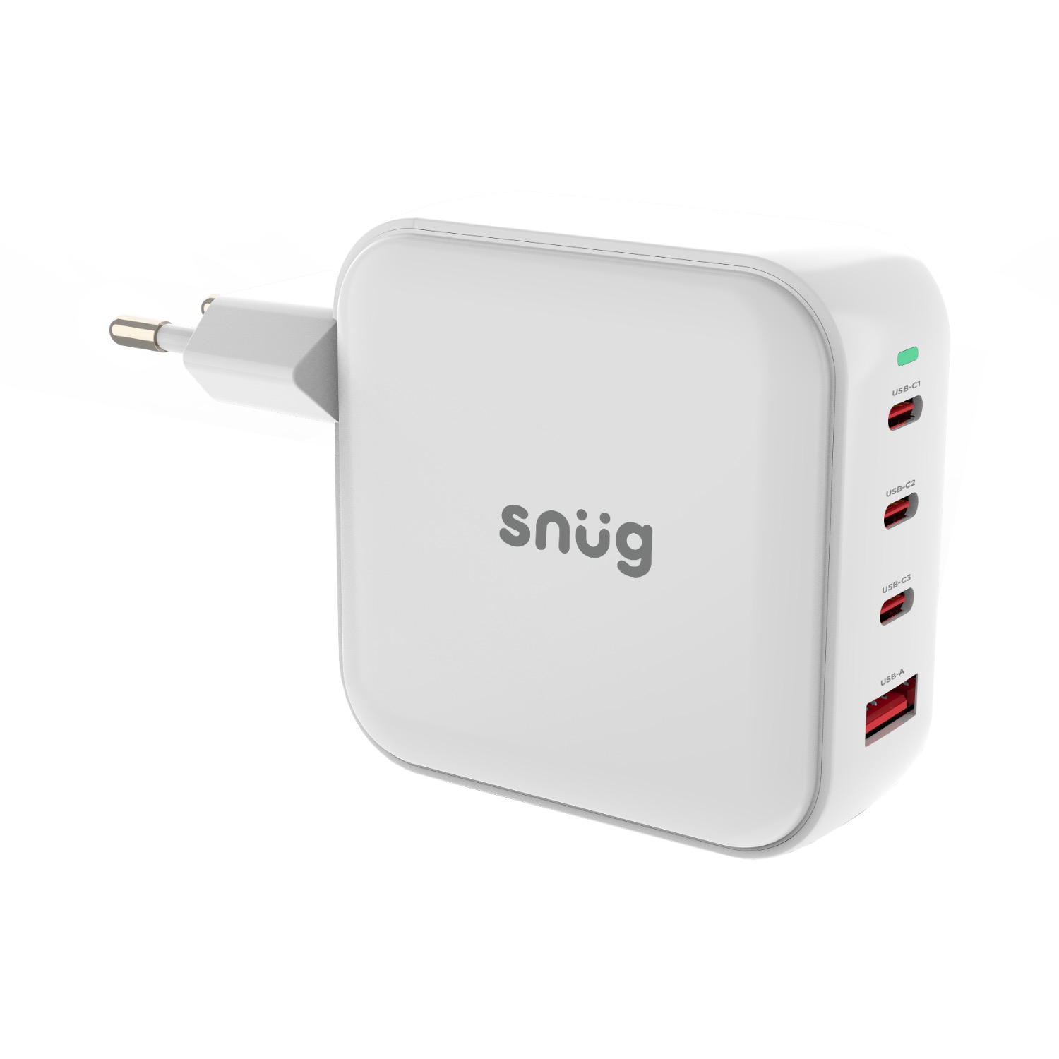 Snug 4 Port PD GaN Wall Charger 100W - White - Image 19