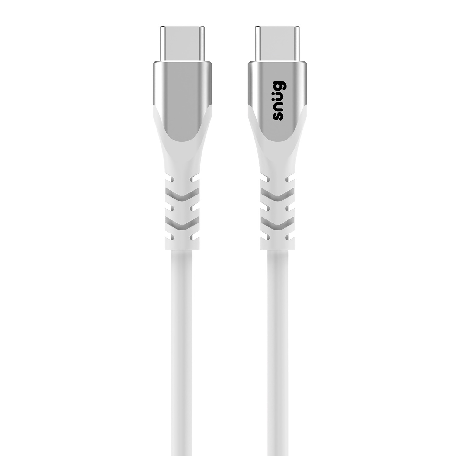 Snug Type-C To Type-C Silicone Cable - 1.2 Meter - White - Image 47