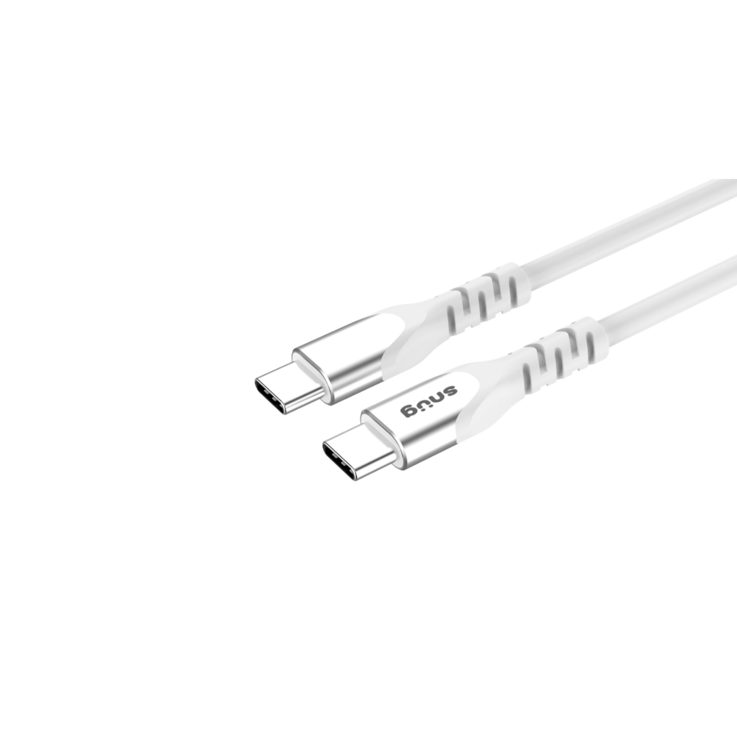 Snug Type-C To Type-C Silicone Cable - 1.2 Meter - White - Image 34